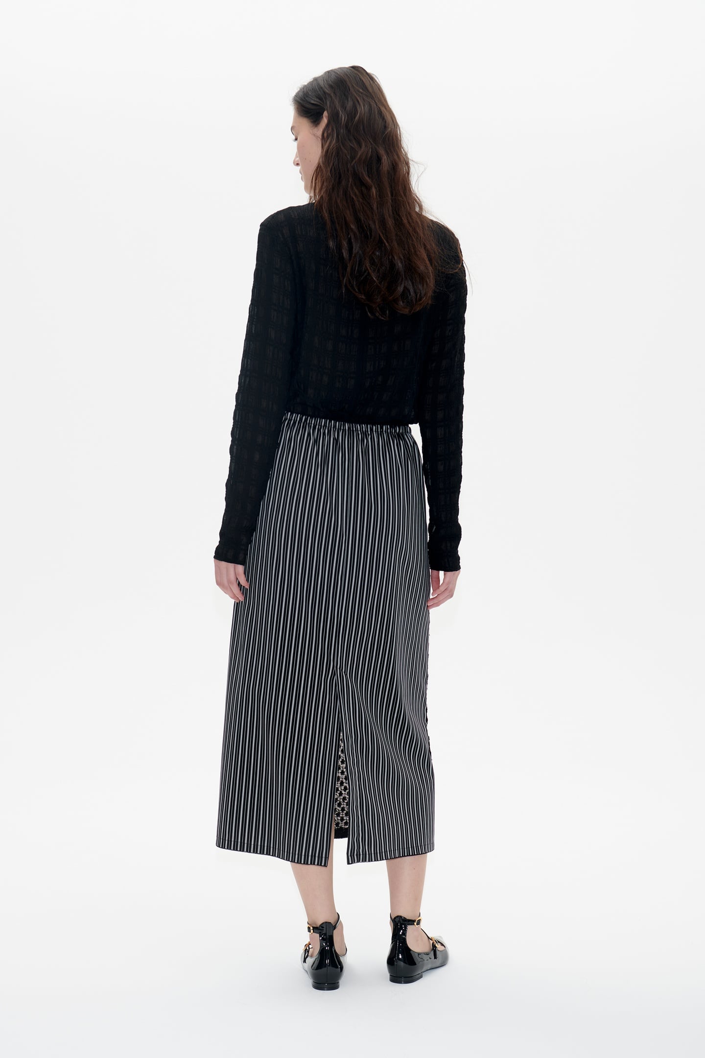 JOLETTY SKIRT BLACK FLOWER SEQUINCE 2