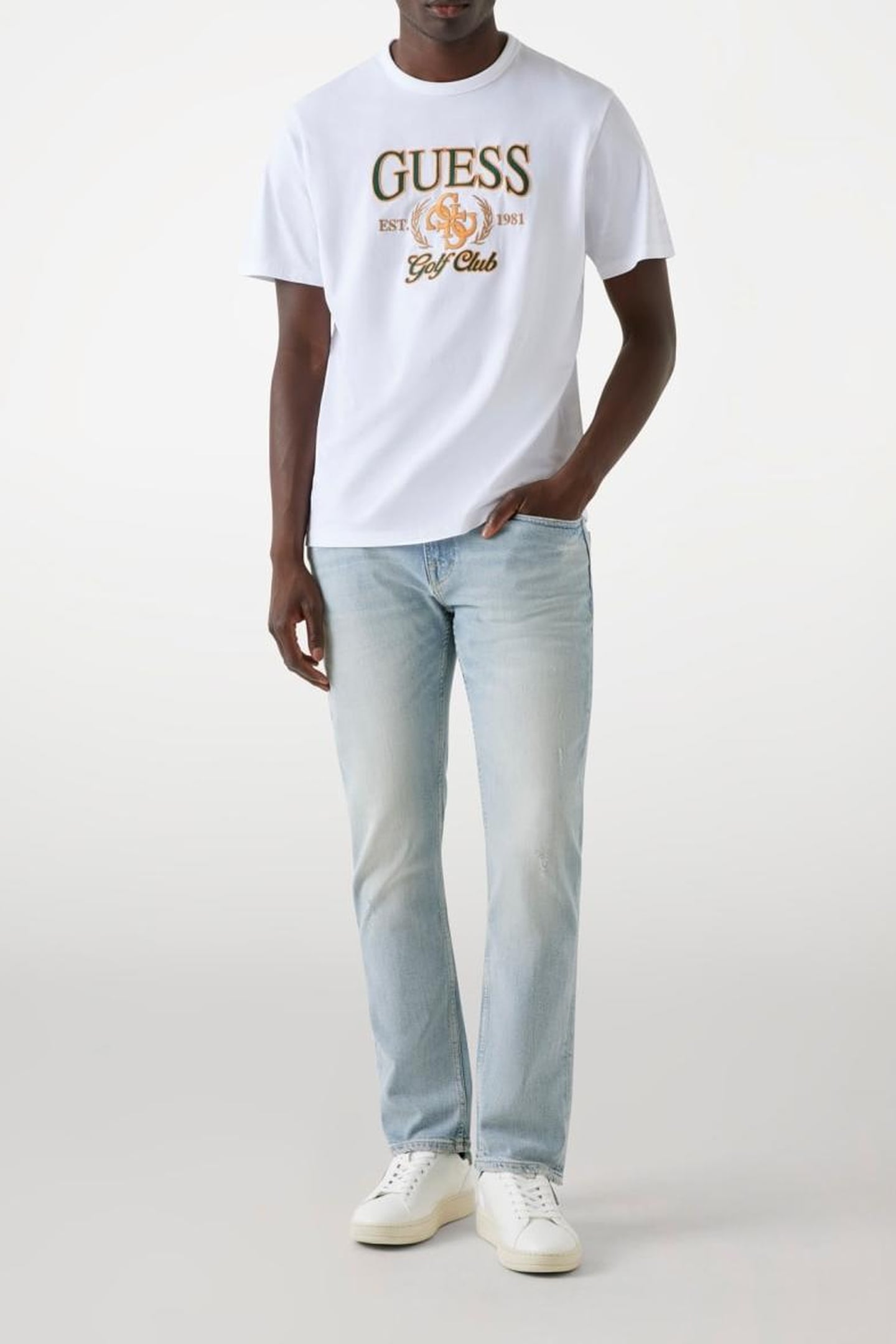 SS CN GUESS 4G TEE PURE WHITE 3