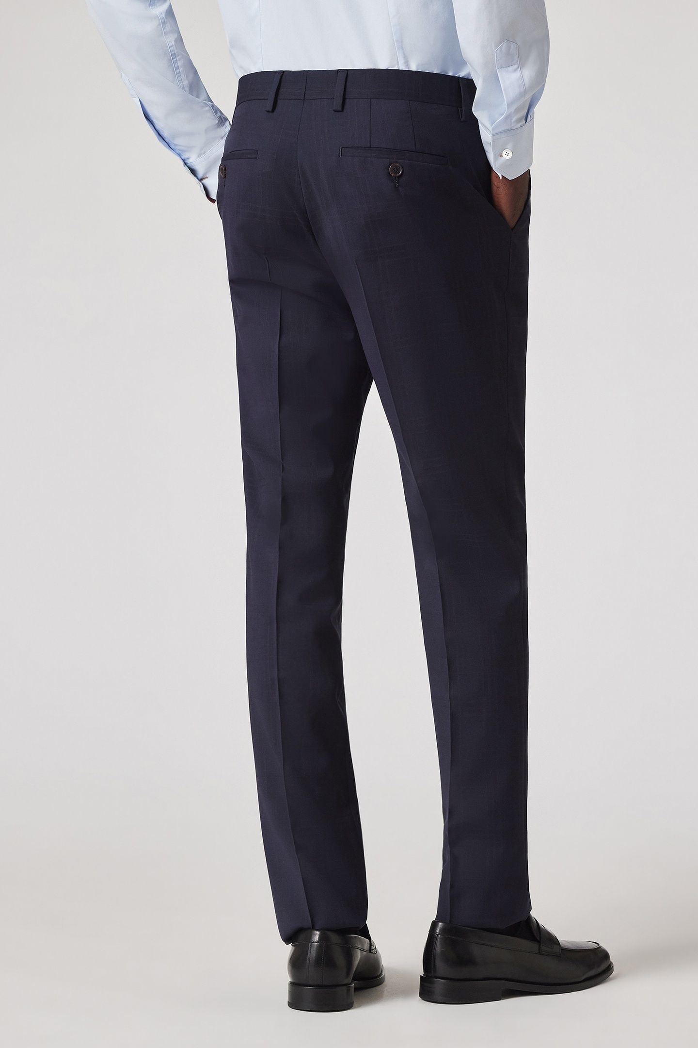 MENS TAILORED FIT 2BTN SUIT VERY DARK NAVY 5