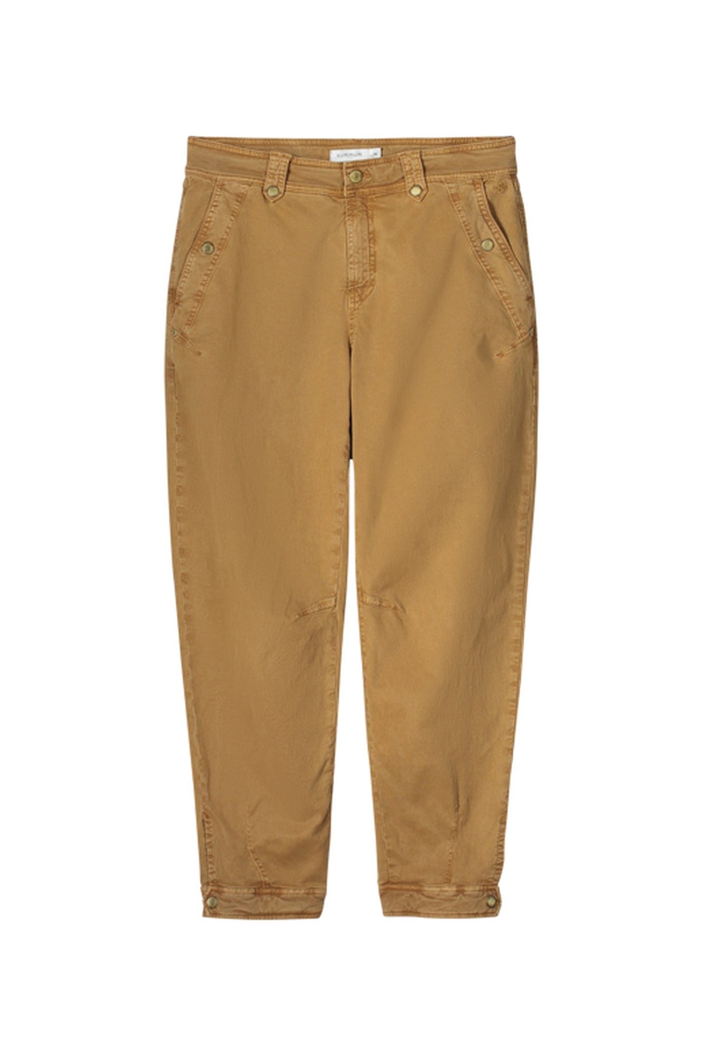 TAPERED FIT PANTS ROUGH TWILL CAMEL BROWN 3