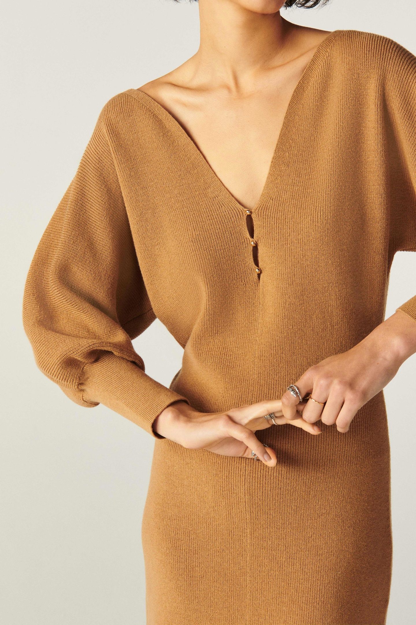MINI DRESS CAMEL 3