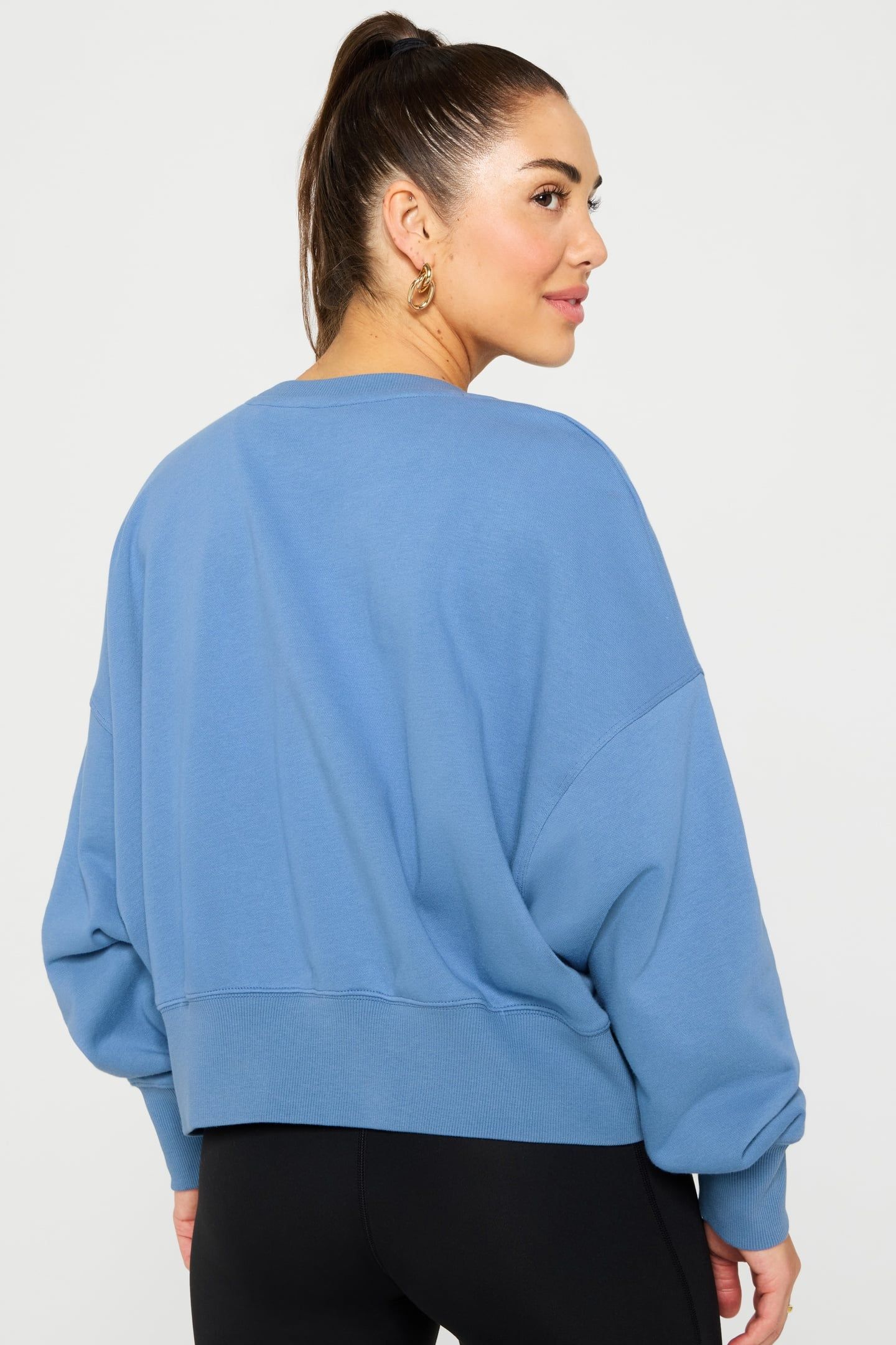 YEAR ROUND TERRY CREW NECK SWEATSHIRT ELEMENTAL BLUE/FAB SNA 3