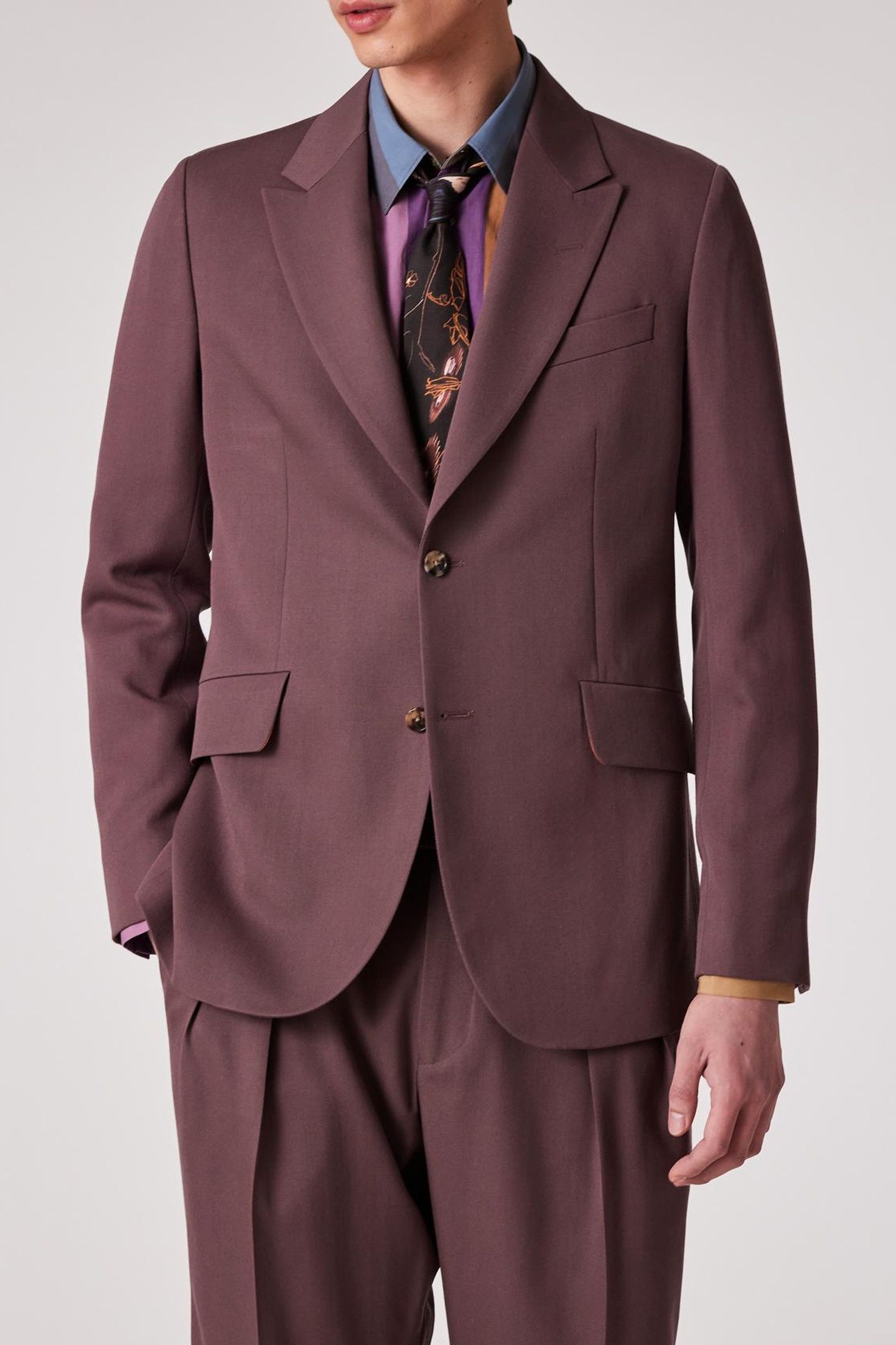 MENS JACKET AUBERGINE 1