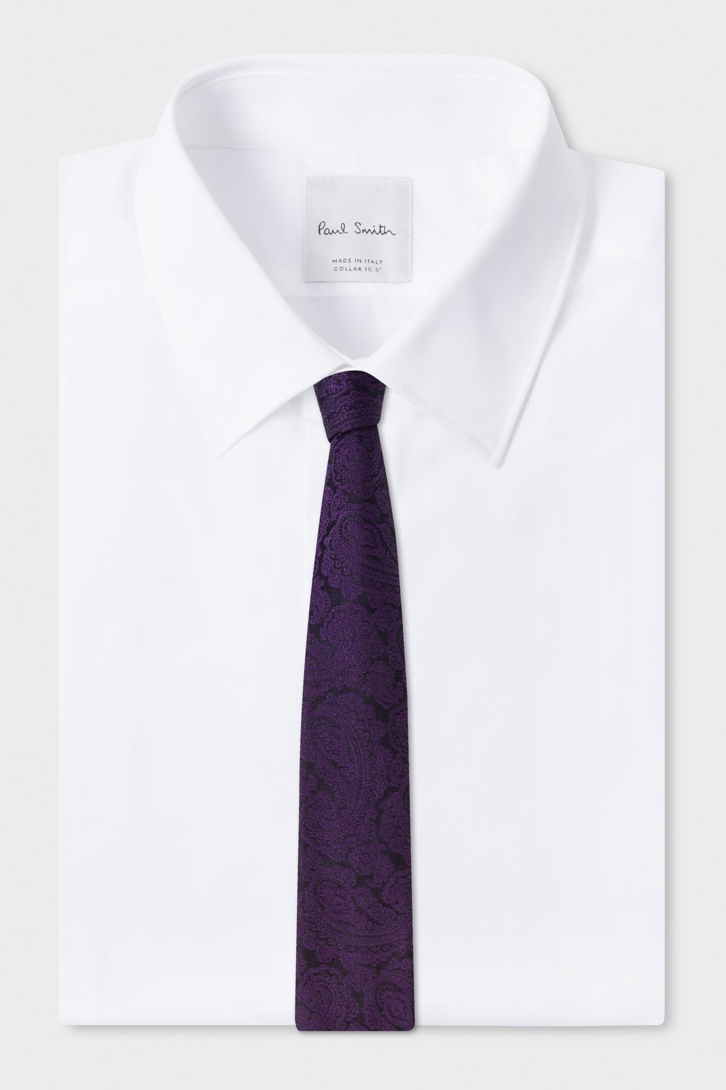 MEN TIE NARROW 6CM PURPLE 2