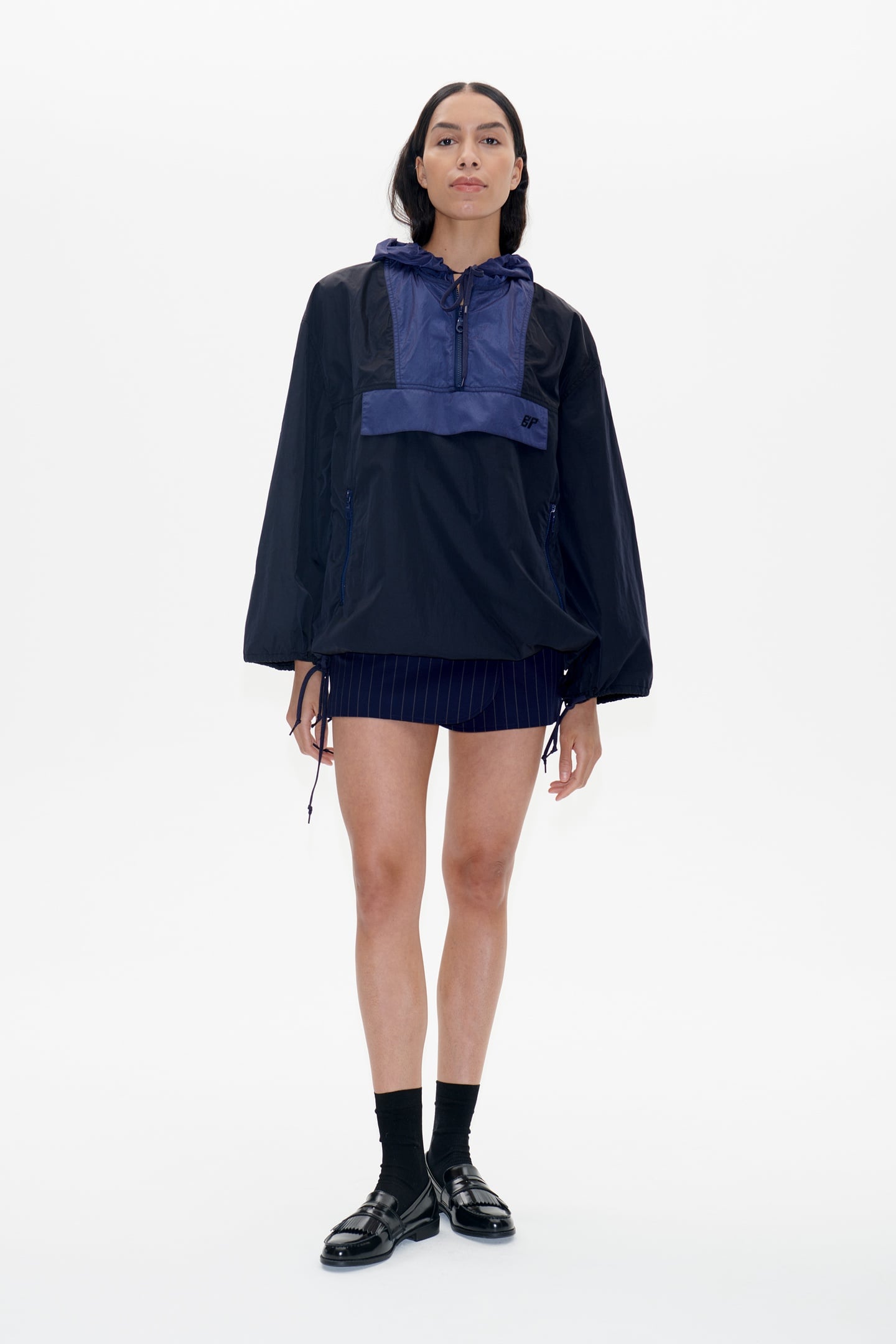 BIBBI JACKET BLACK BLUE NYLON 1