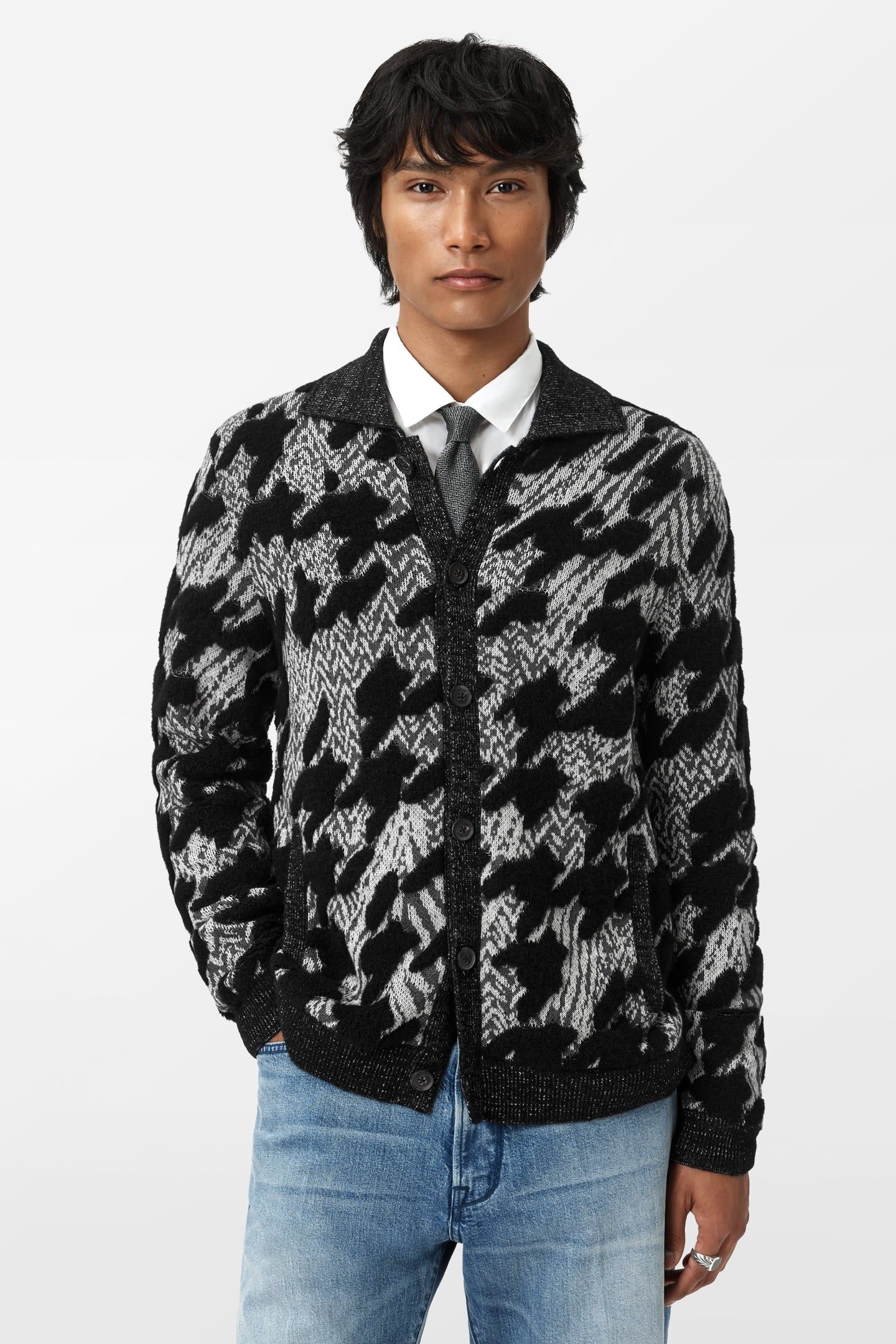 VENOSA JACKET BLACK WHITE 1