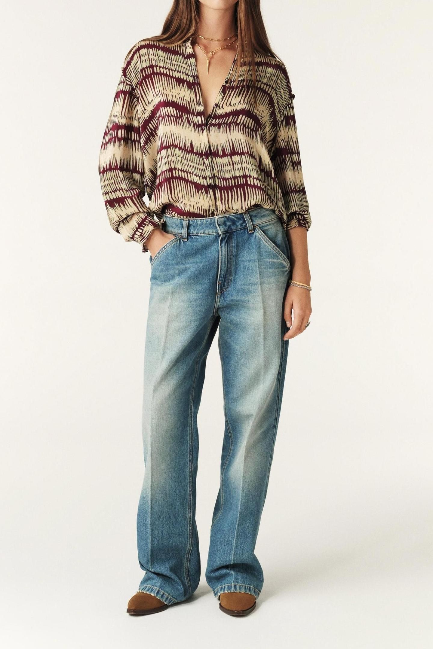 LONG SLEEVES SHIRT BORDEAUX 3