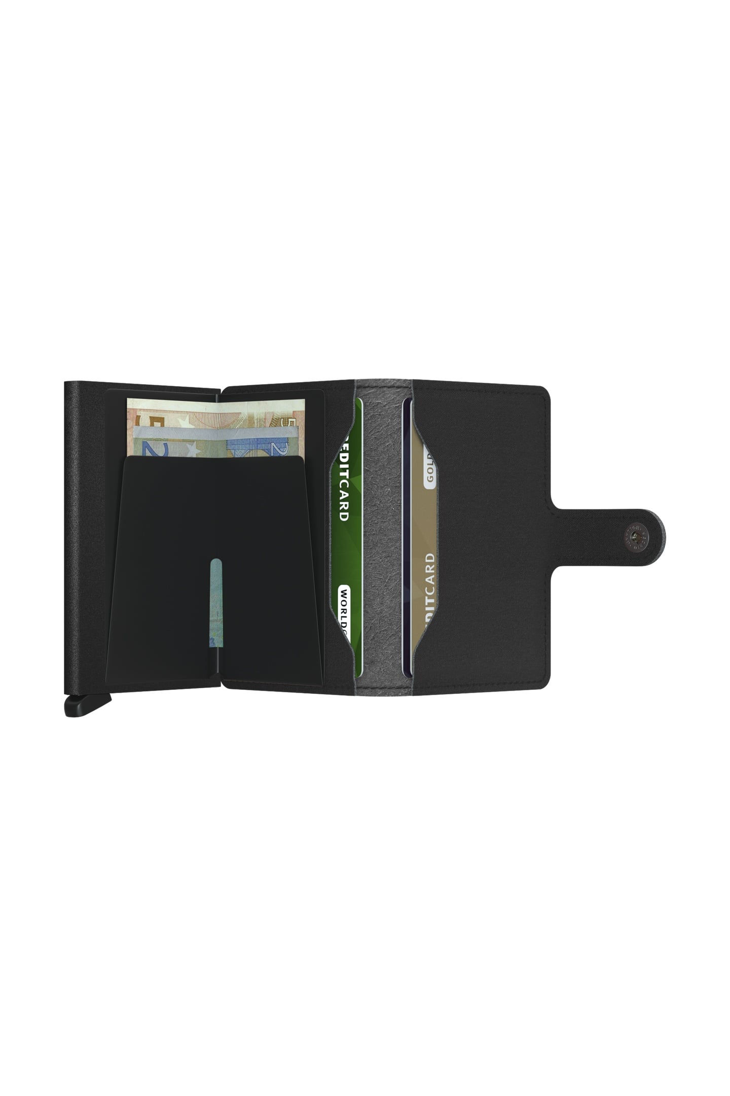 UNISEX MINIWALLET YARD BLACK-POWDER BLACK 4