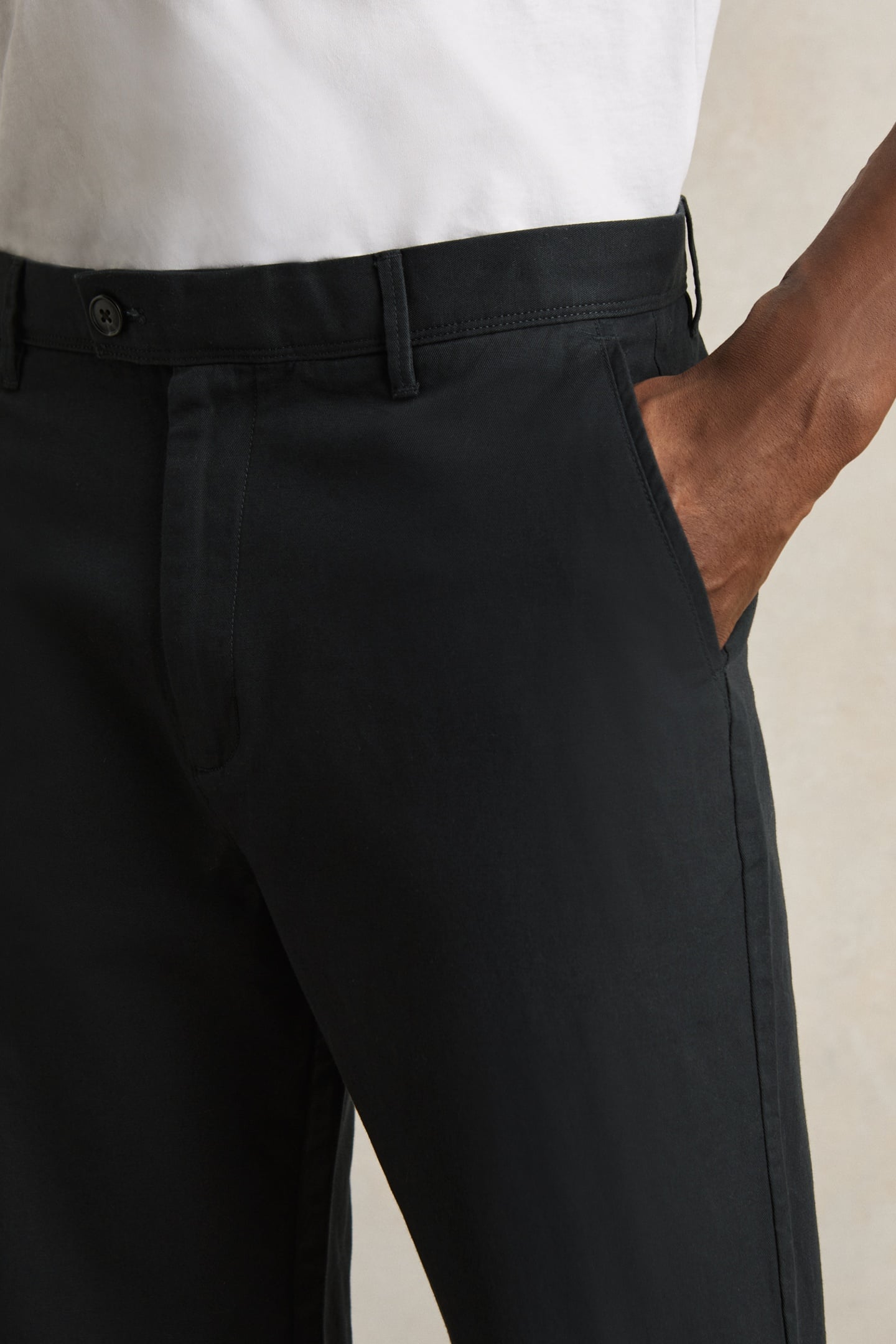 COTTON RELAXED FIT TROUSER NAVY 6