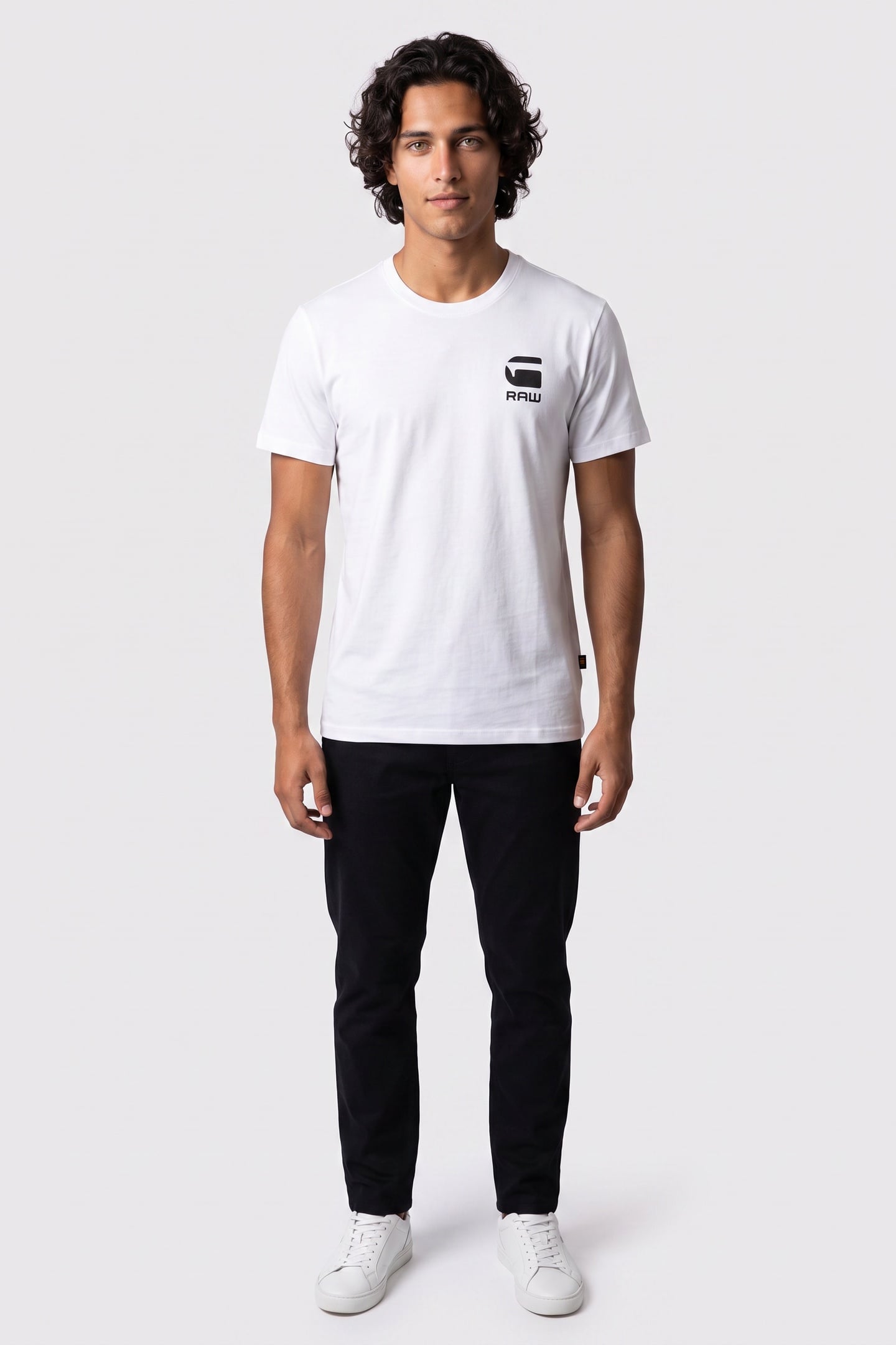 CHEST LOGO T-SHIRT WHITE 1