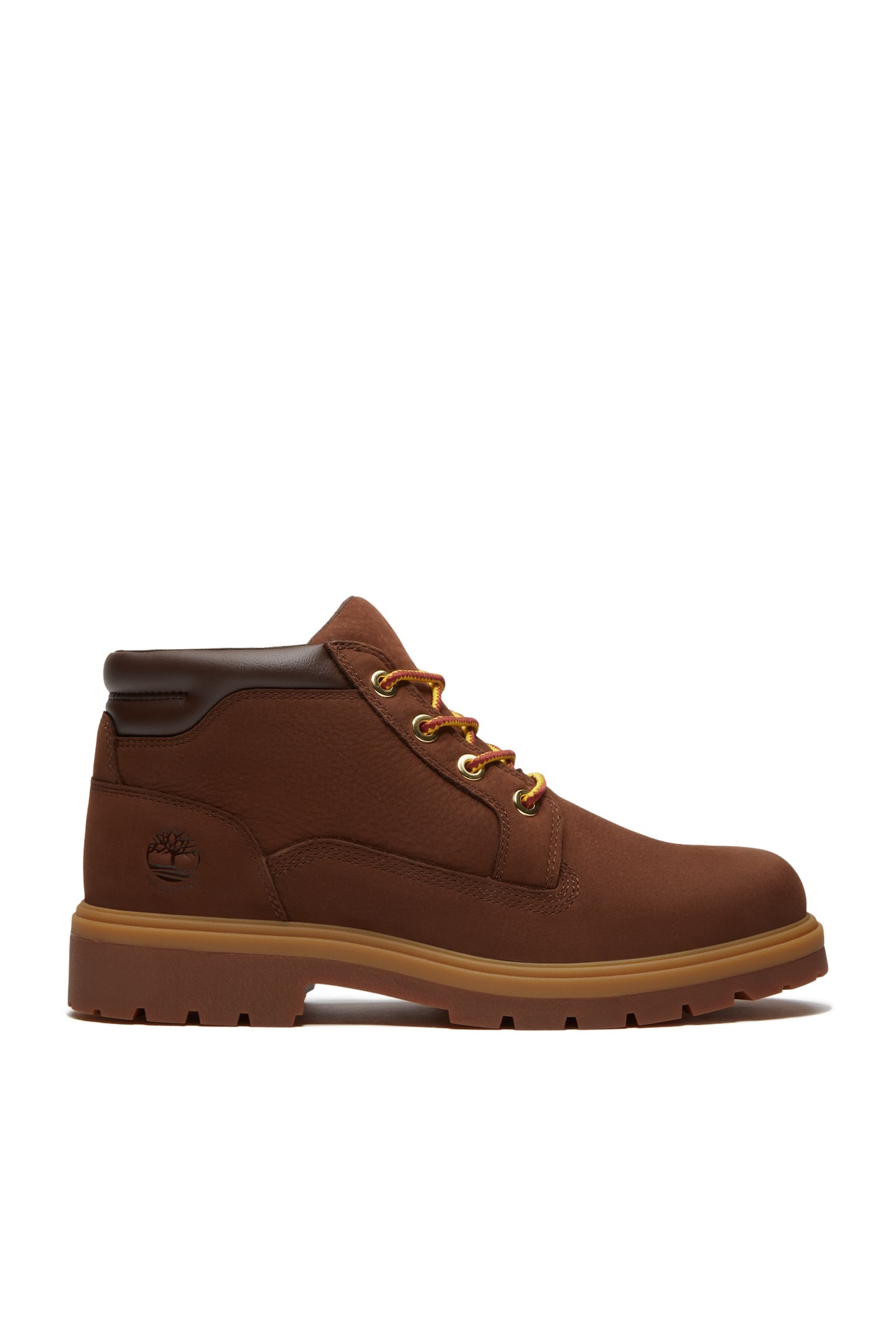 MID LACE UP WATERPROOF CHUKKA BOOT DARK BROWN 1