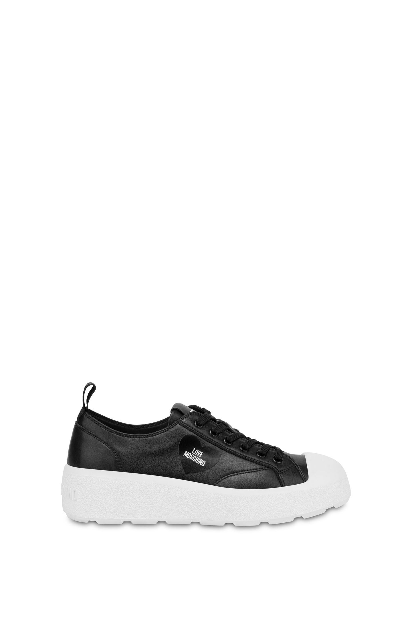 CALFSKIN SNEAKERS BLACK 1