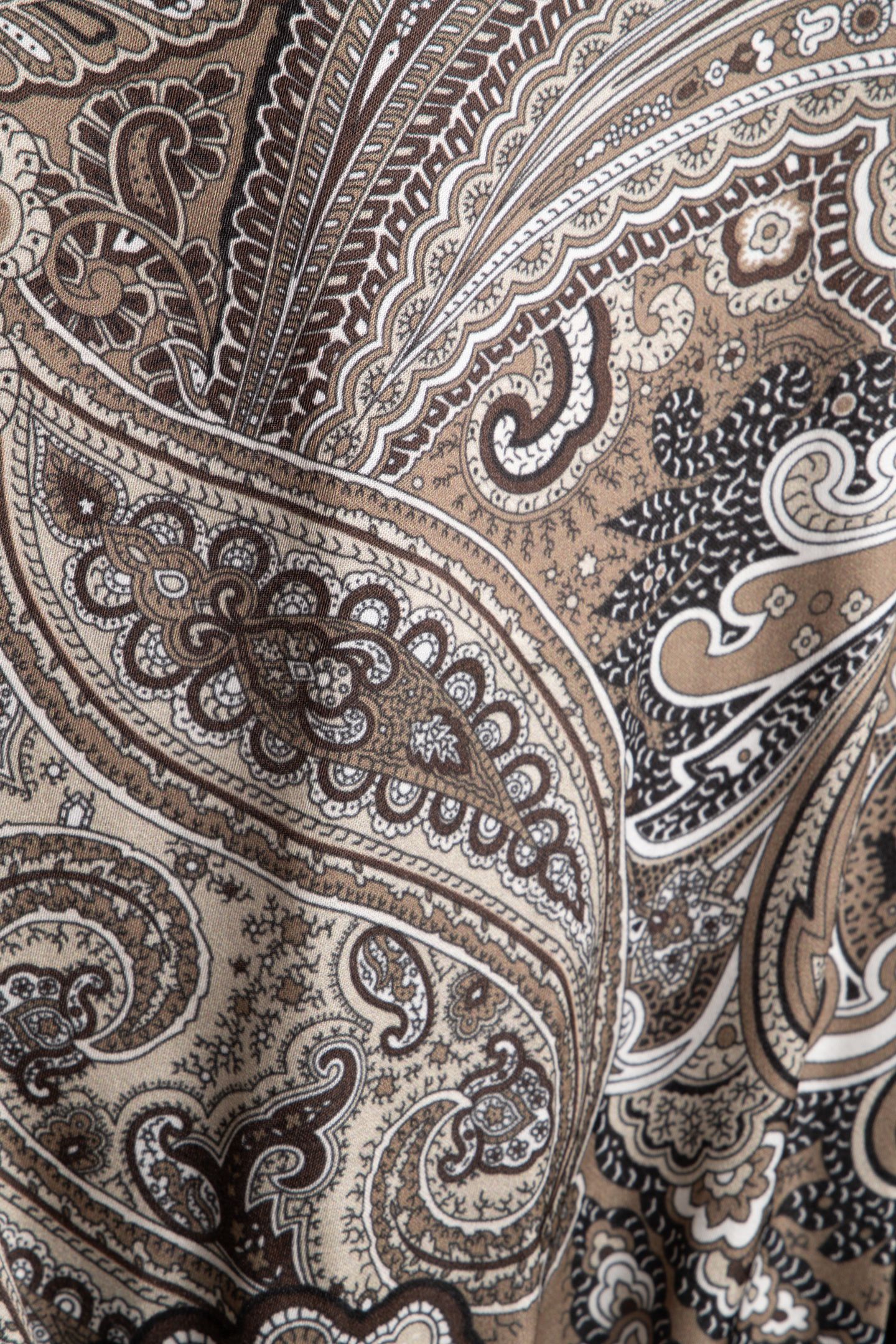 LOREDANA BOAT-NECK M FLORAL PAISLEY TAUPE 4