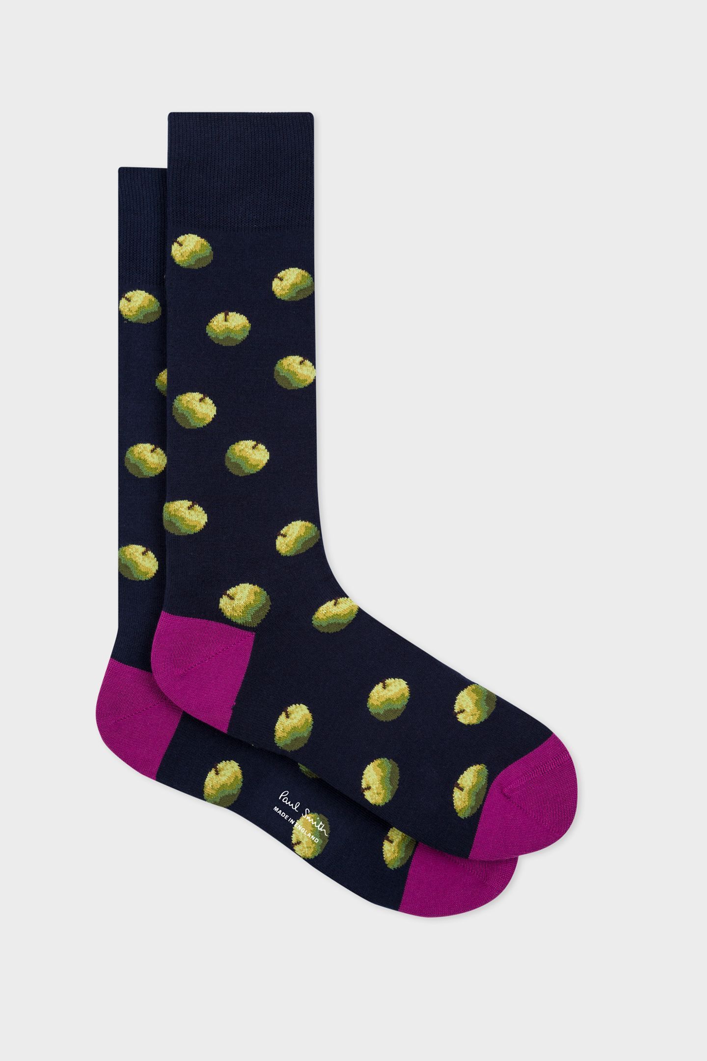 MEN SOCK APPLE ARCHIVE NAVY 4