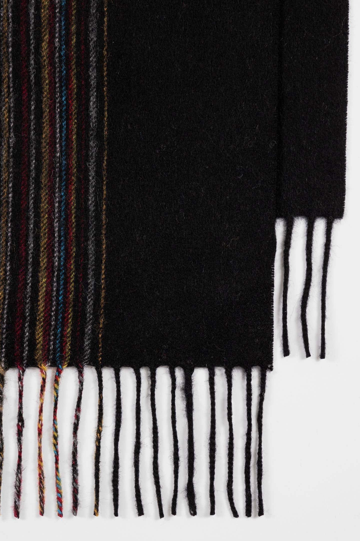 MEN SCARF OFFSET SIGNATR BLACK 7