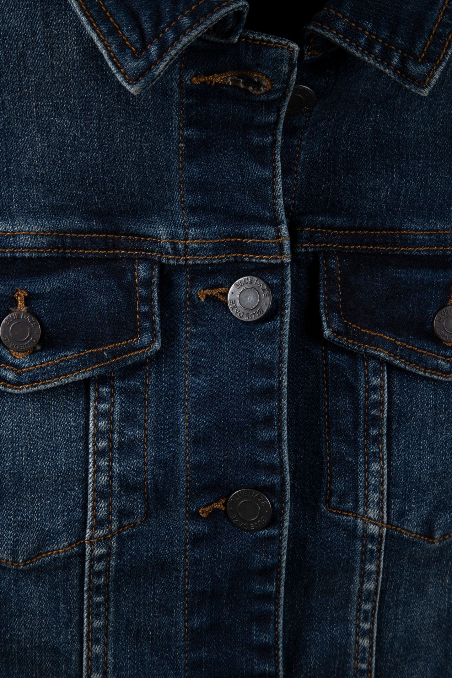 BASIC DENIM JACKET TWILL STRETCH DENIM DARK BLUE DENIM 4