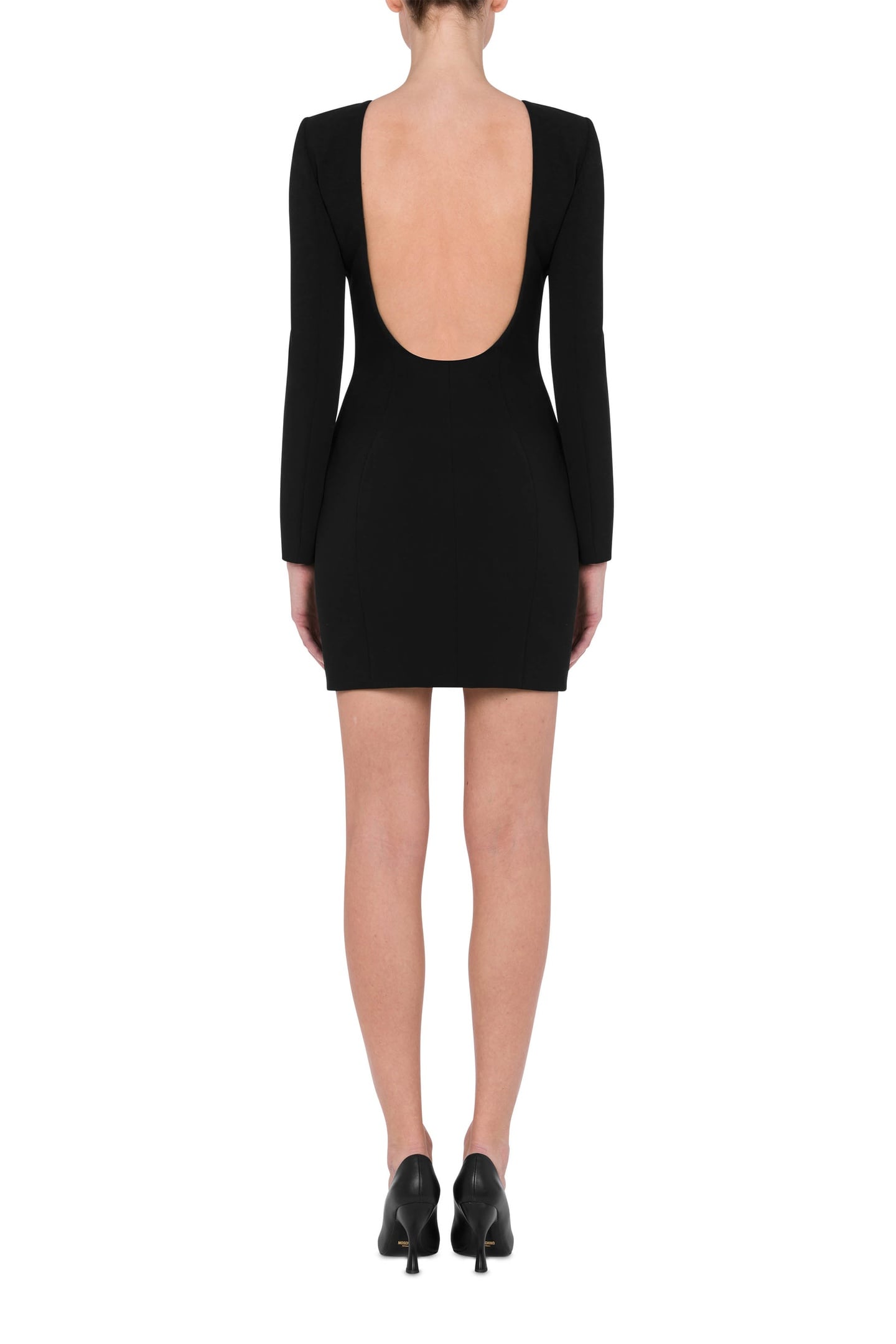 GILT WITHOUT GUILT CRÊPE DRESS BLACK 2