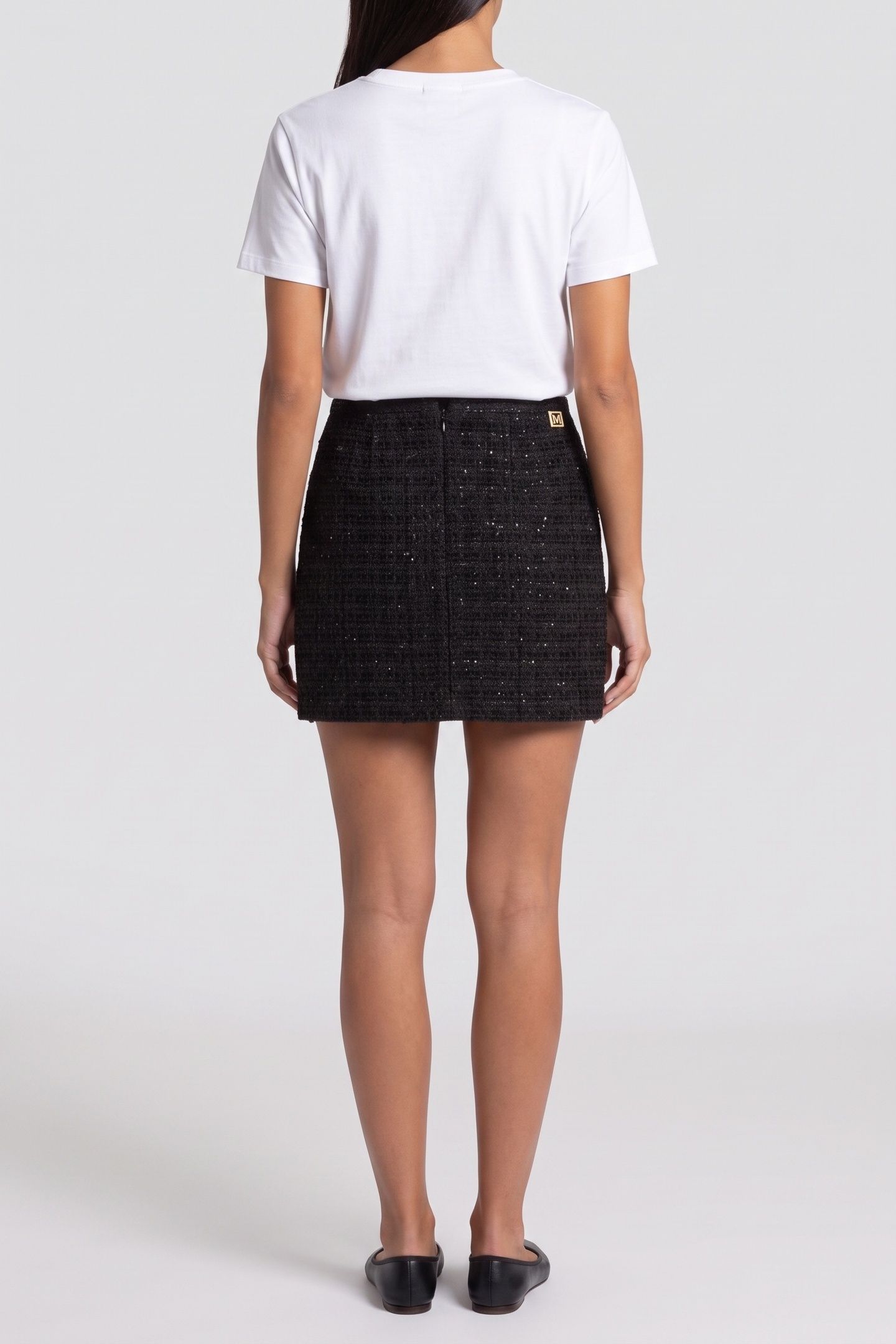 SUE MINI SKIRT JET BLACK A996 2