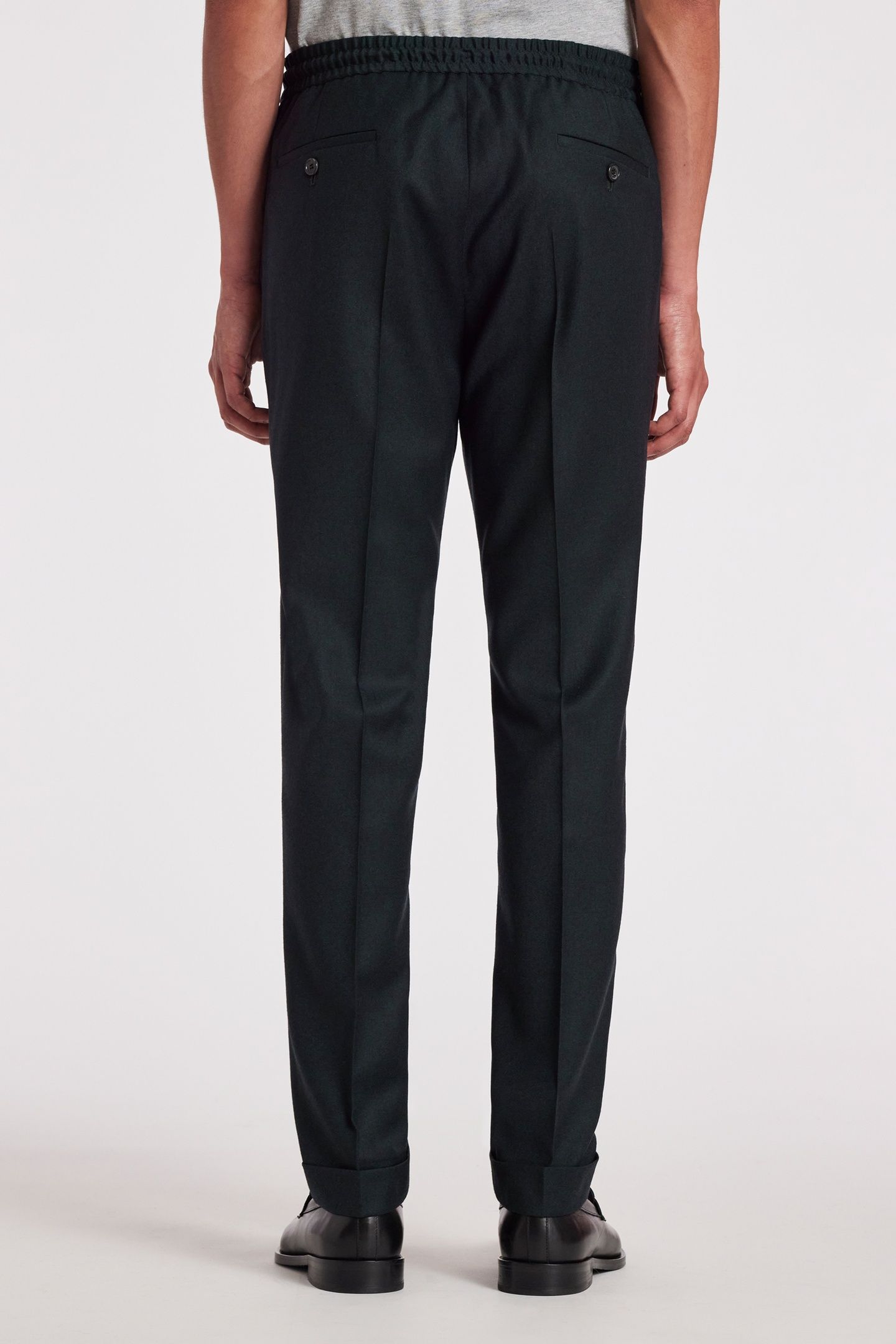 GENTS DRAWCORD TROUSER PETROL GREEN 2