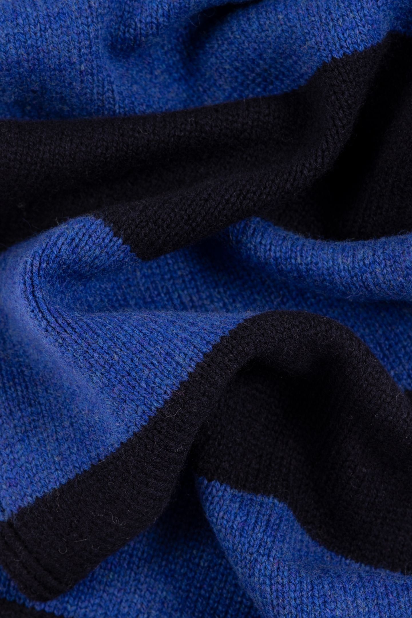 MEN SCARF SIG BLOCK STRPE NAVY 10