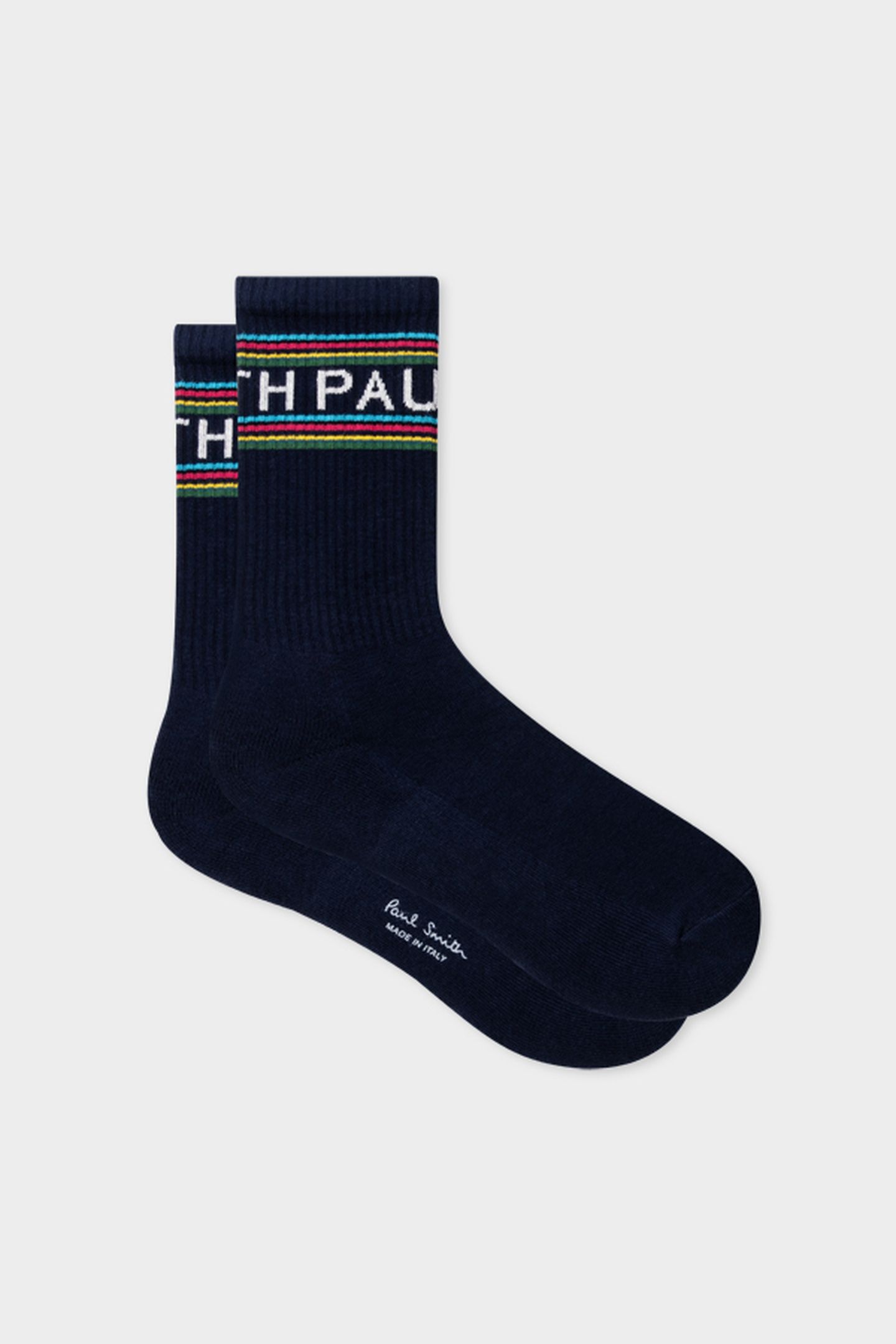 MEN SOCK LOGO BIG NAVY 3