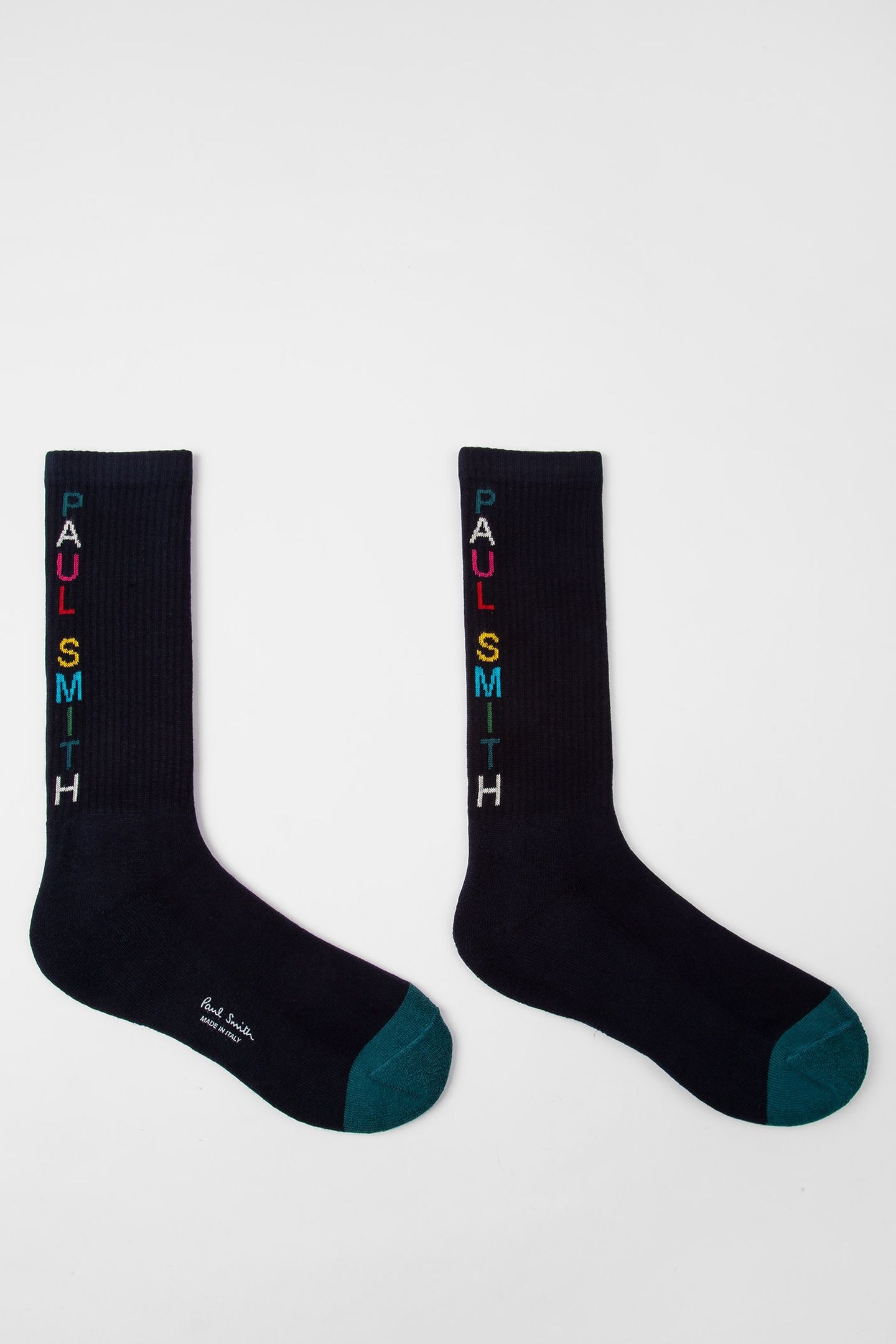 MEN SOCK BACK LOGO NAVY 2