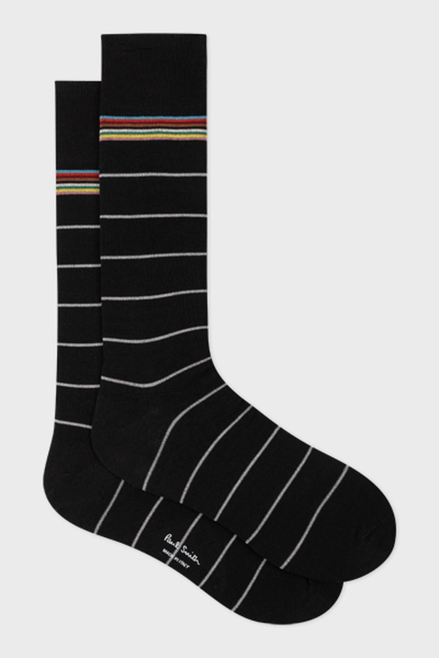 MEN SOCK HAIDER PINSTRP AW24 BLACK 3