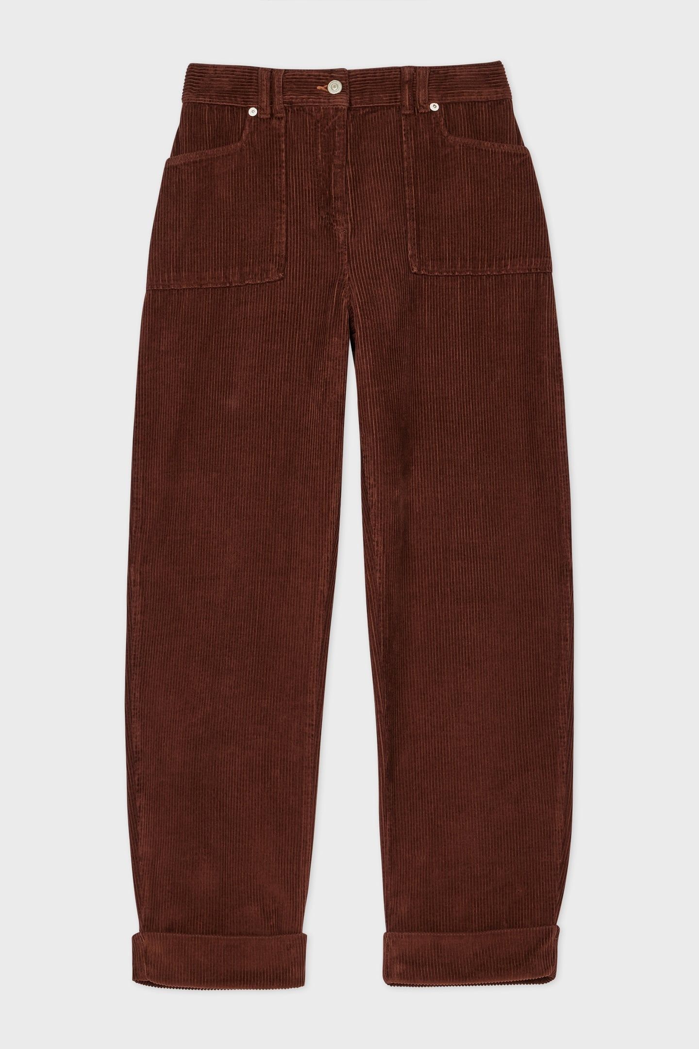 WOMENS TROUSER DARK BROWN 4