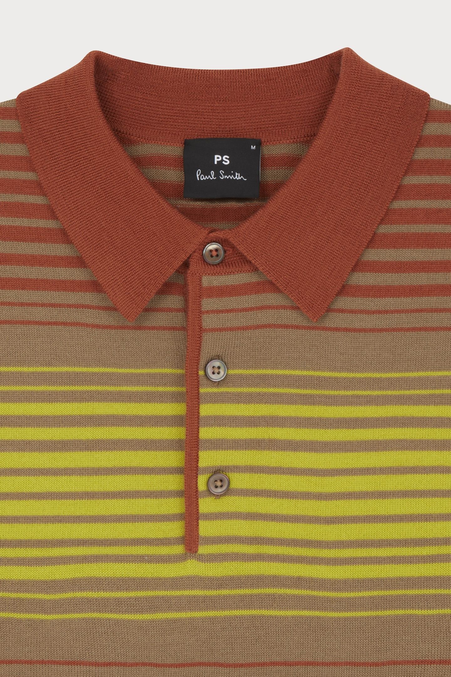 MENS SWEATER SS POLO SHIRT BRICK RED 8