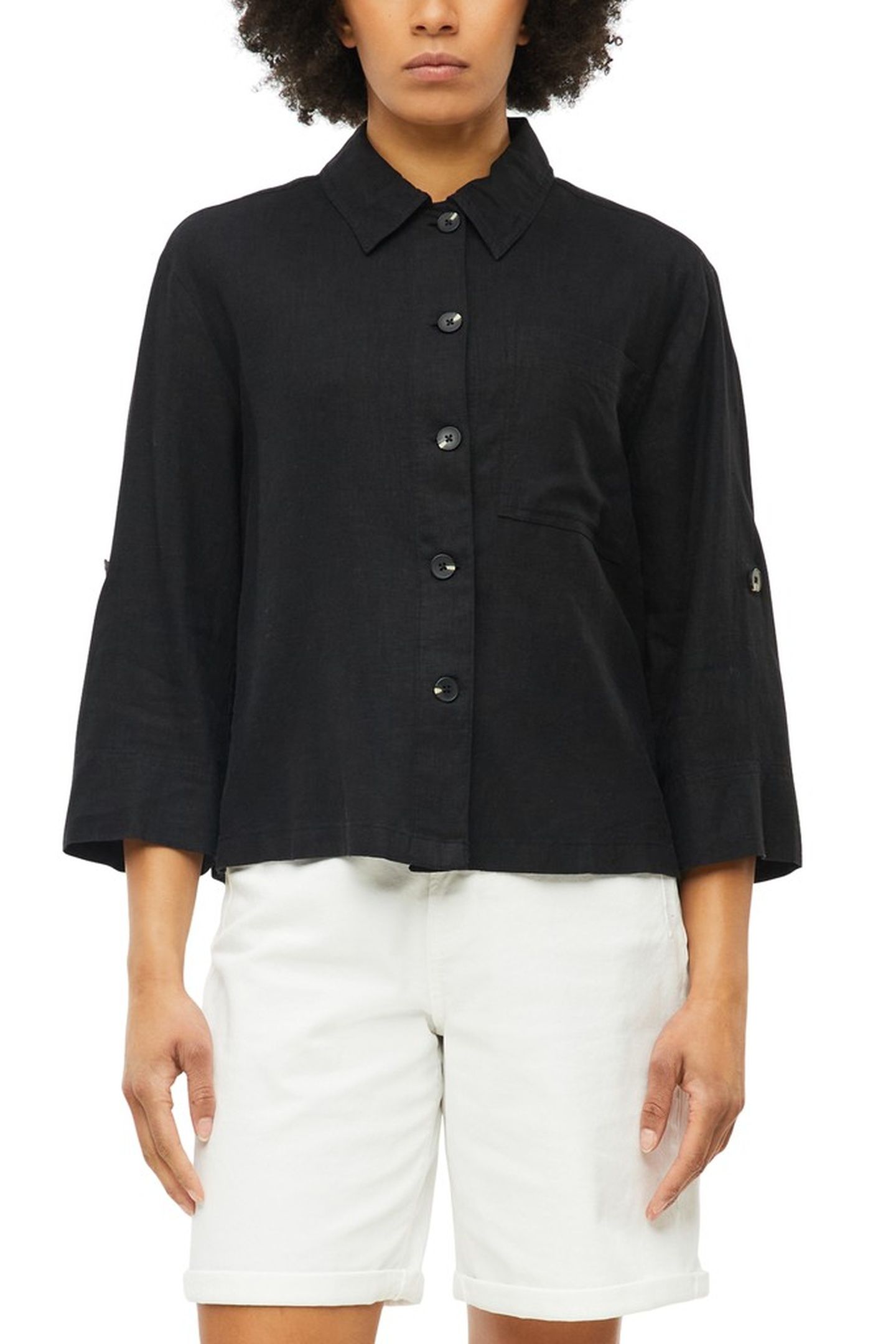 S.OLIVER BLOUSES BLACK 1