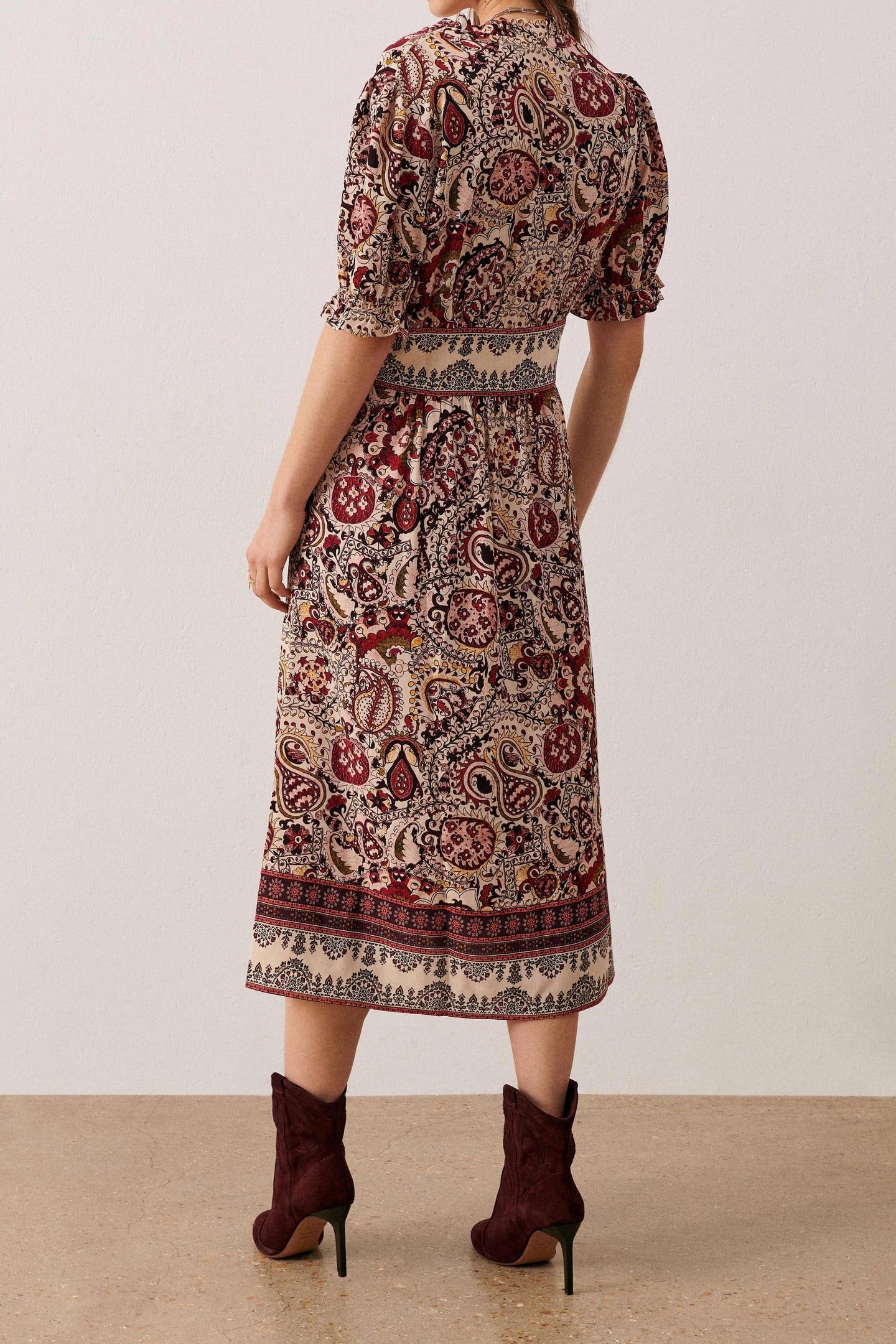 MID-LENGTH DRESS ECRU 5