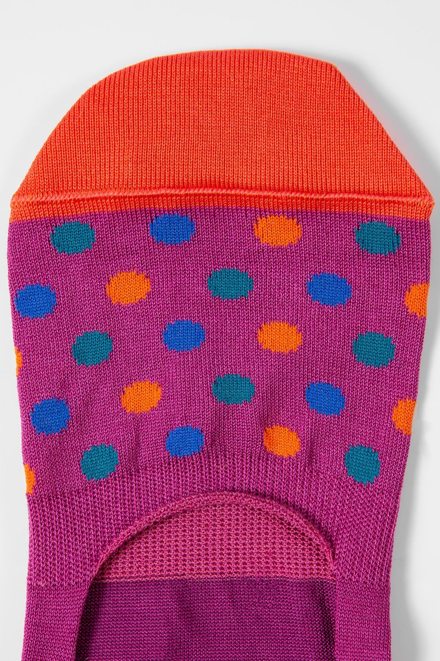 WOMEN SOCK NO SHOW SPOT FUCHSIA 4
