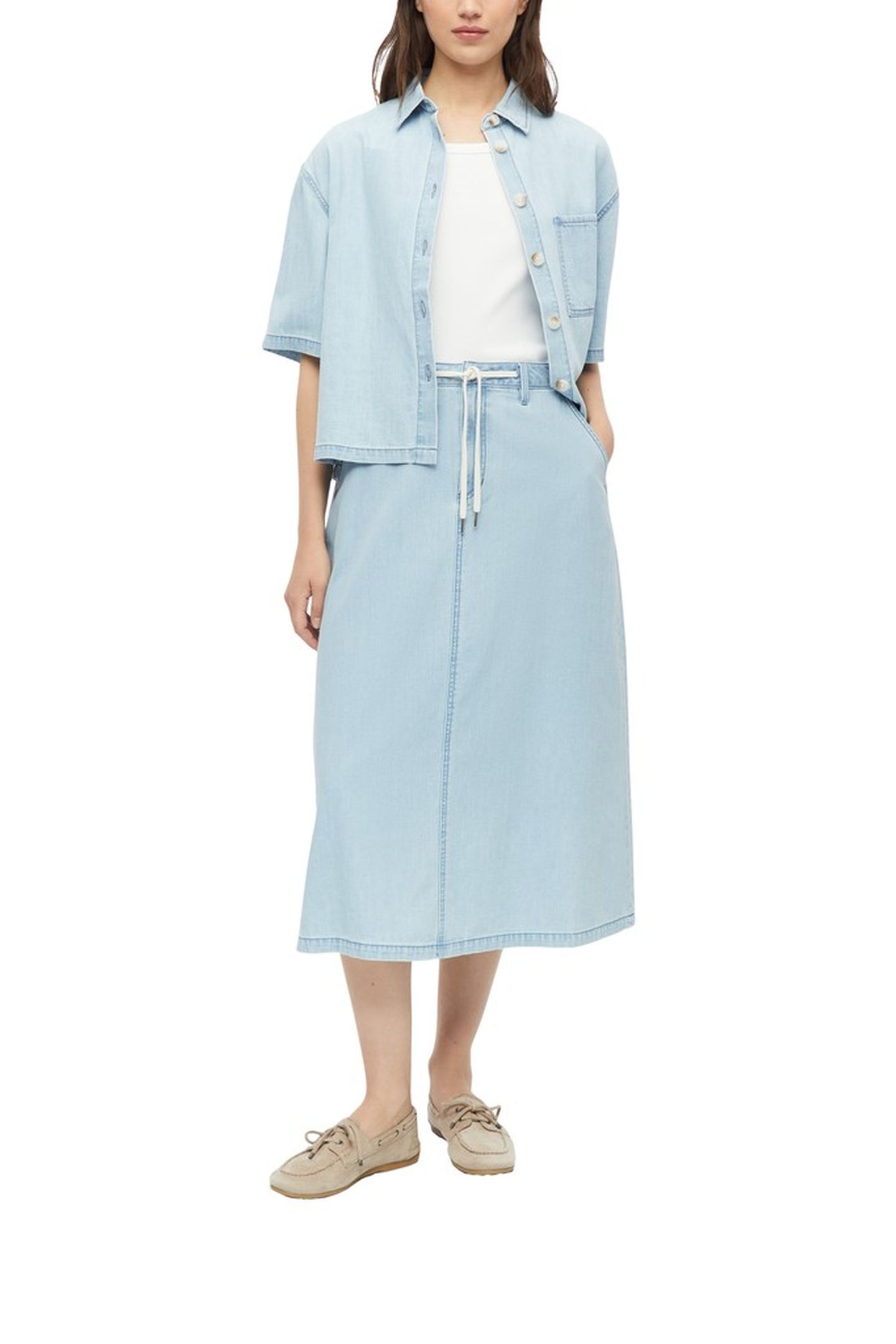 S.OLIVER SKIRTS BLUE DENIM 2