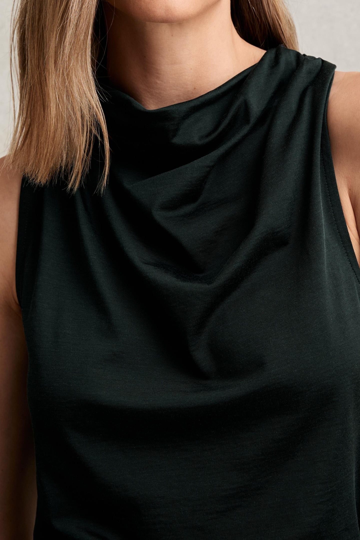 COWL NECK TOP GREEN 4