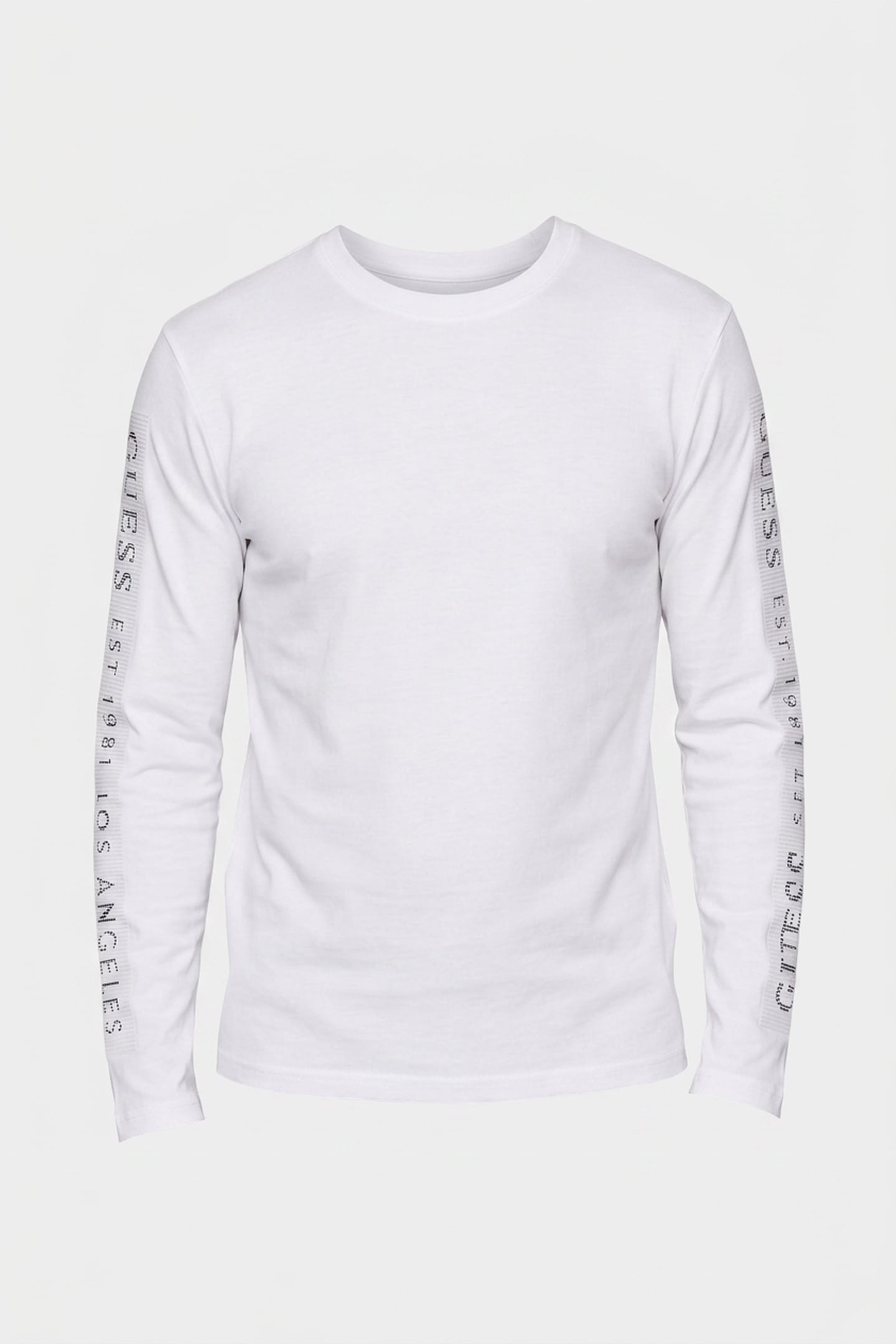 CN LS SLEEVES LOGO T PURE WHITE 5