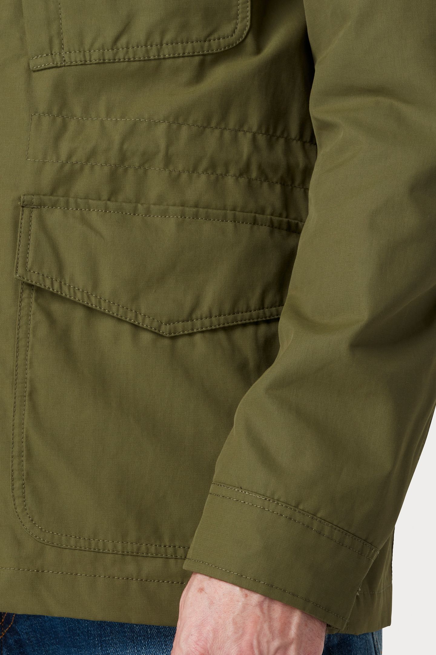 MENS 4 POCKET JACKET OLIVE GREEN 7