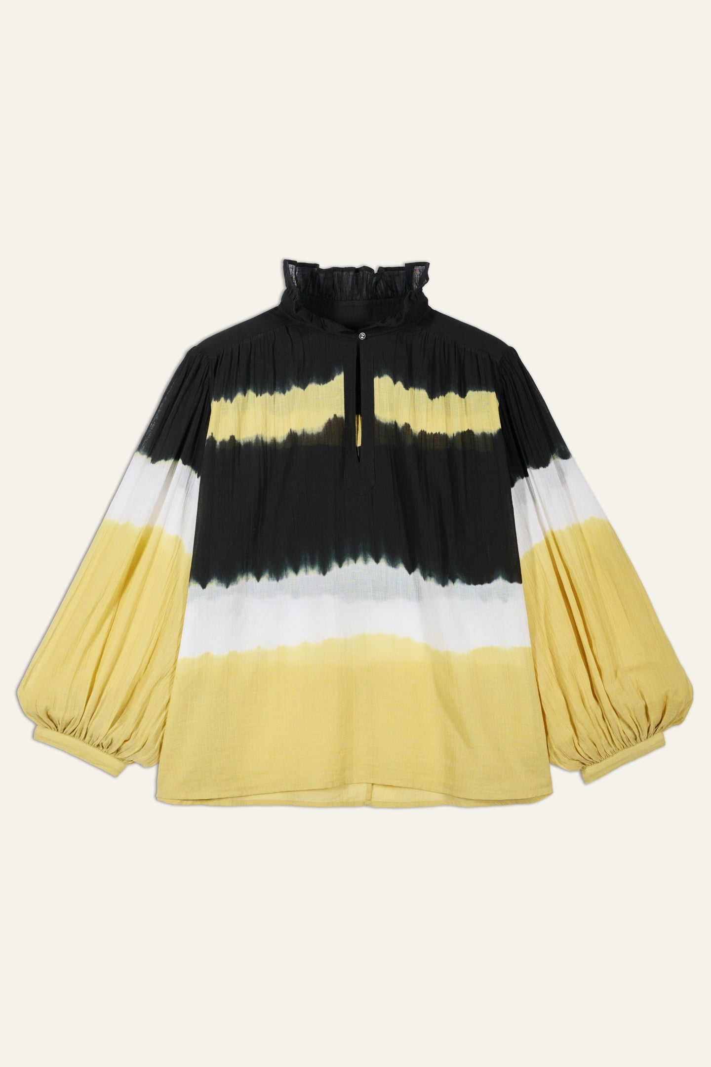 LONG SLEEVES BLOUSE JAUNE 3
