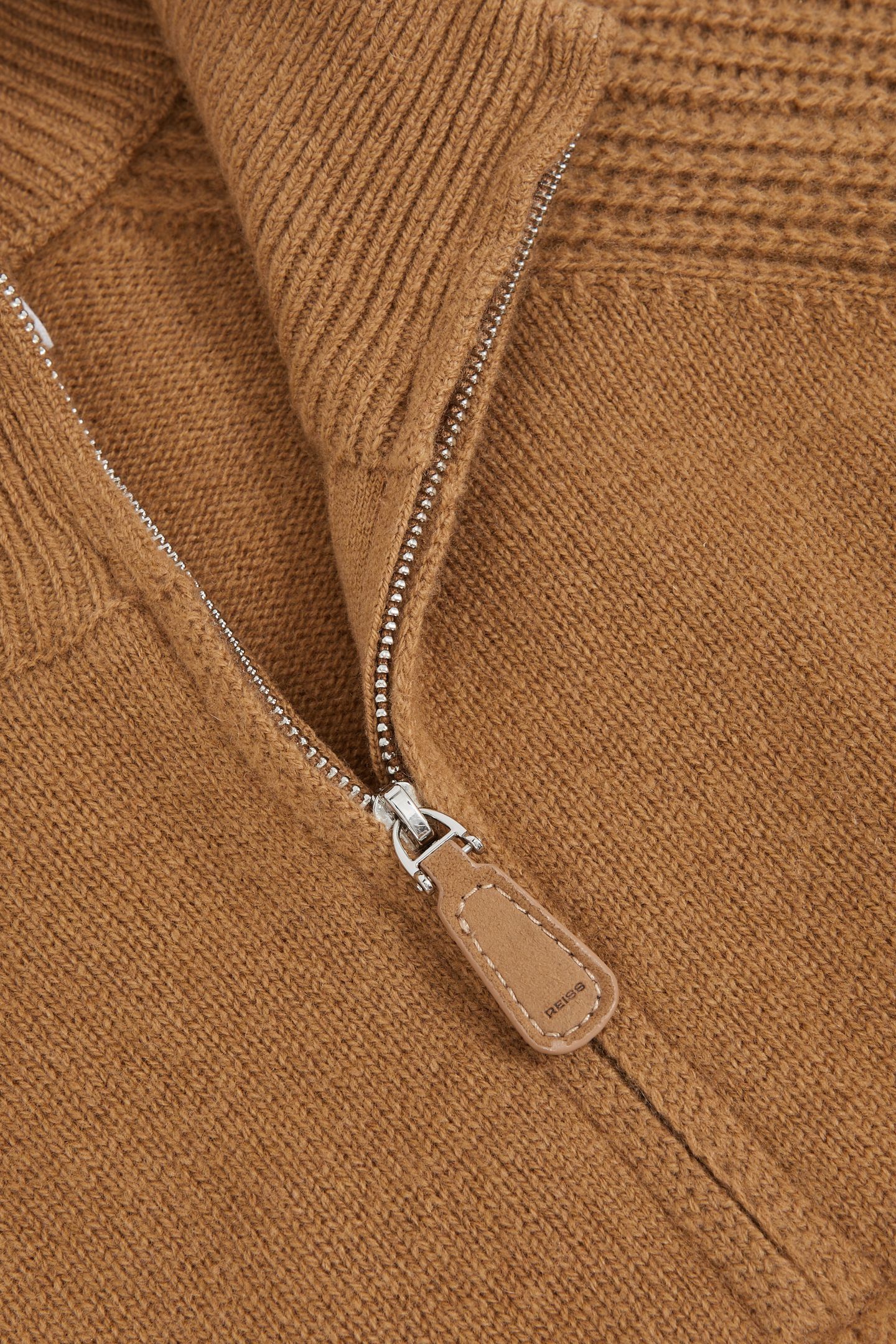 LS HALF ZIP JUMPER CAMEL 5