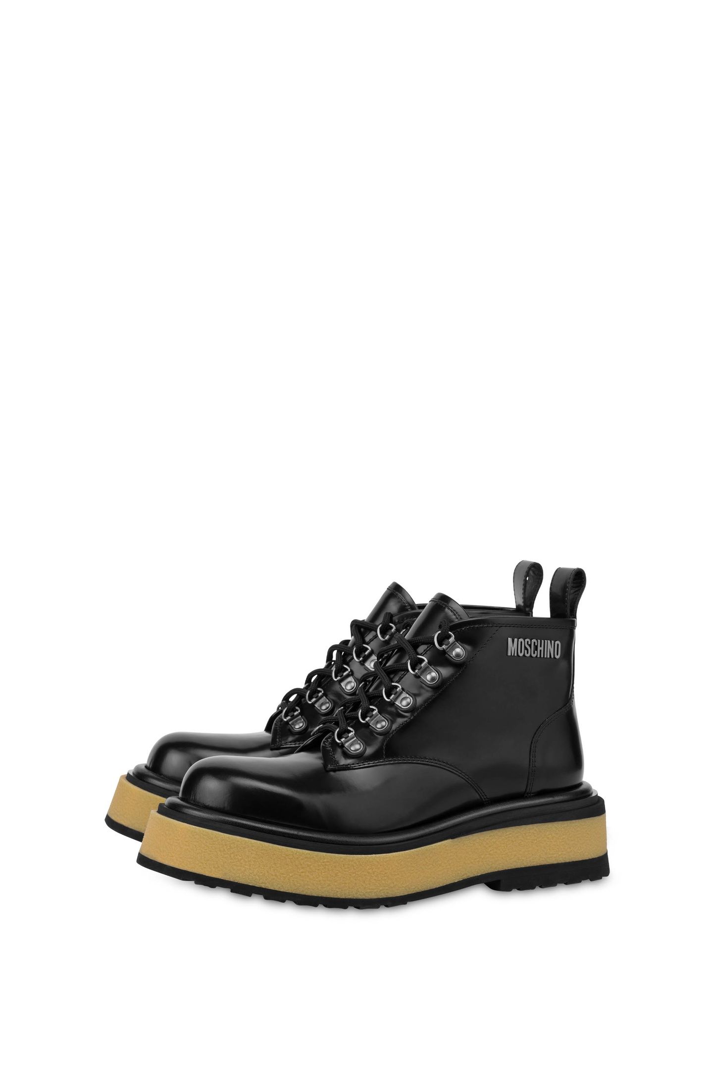 HIGH DERBY IN METAL LOGO CALFSKIN BLACK 2