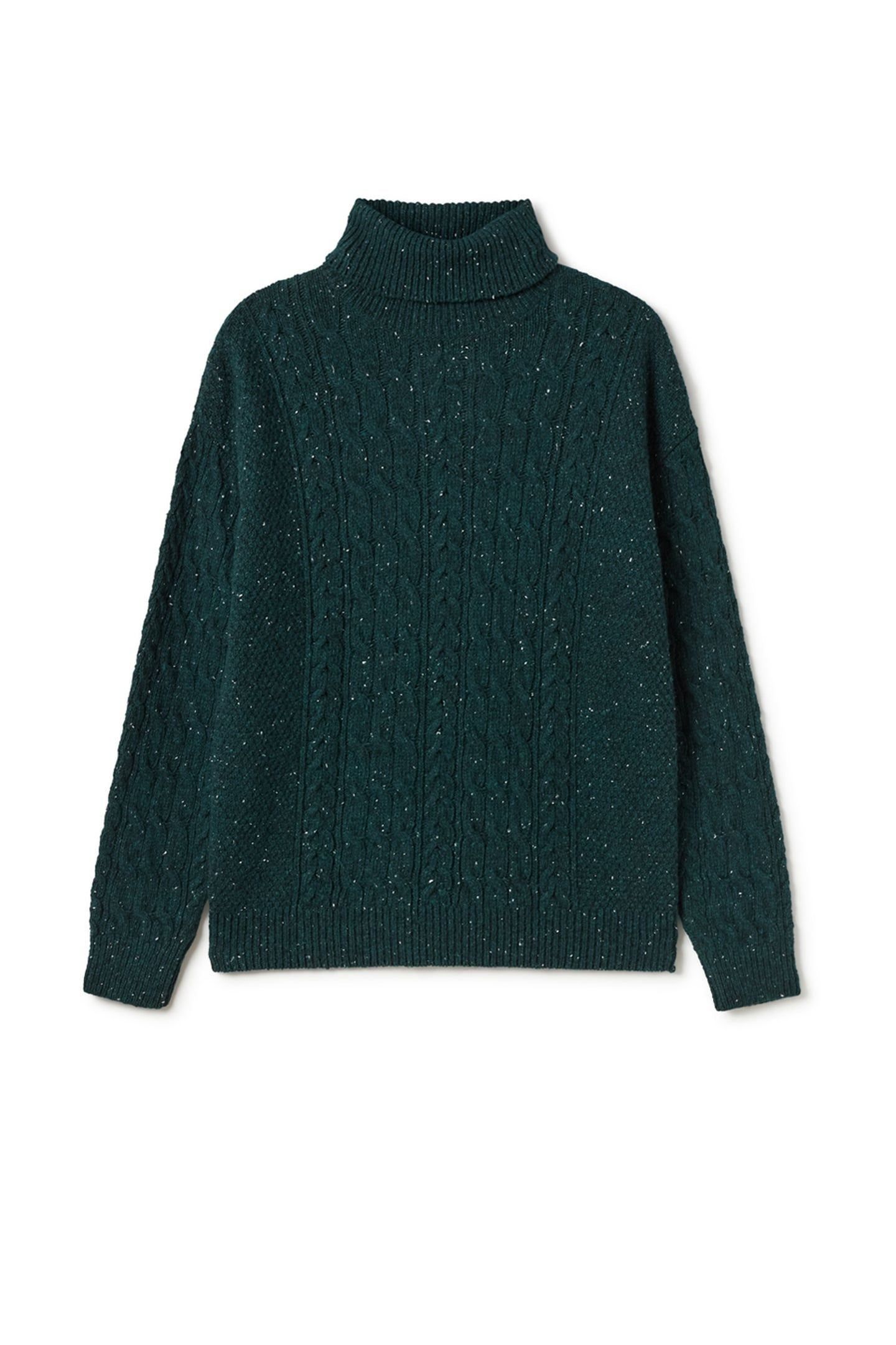 TAHANEA KNIT DARK GREEN NEPS 4