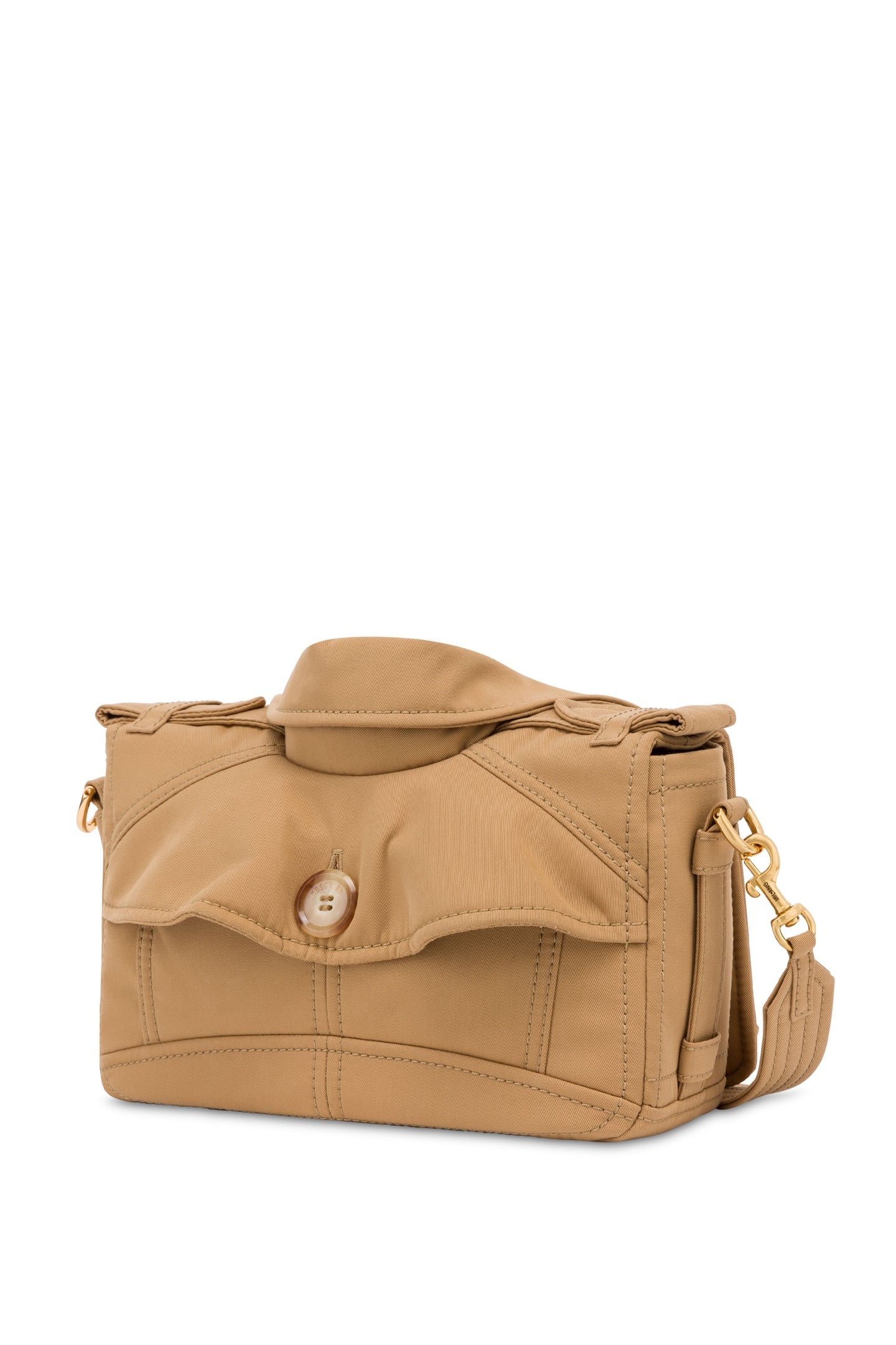 BIKER BAG TRENCH DETAILS BEIGE 2