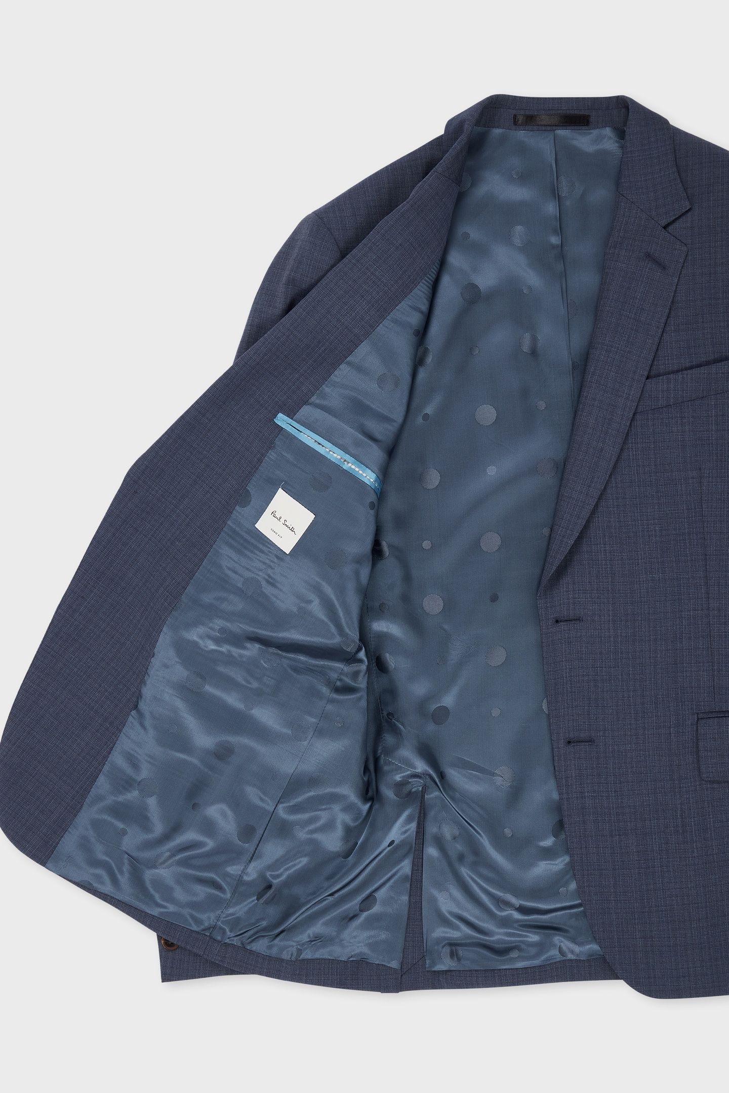 MENS TAILORED FIT 2 BUTTON SUIT BLUE 4