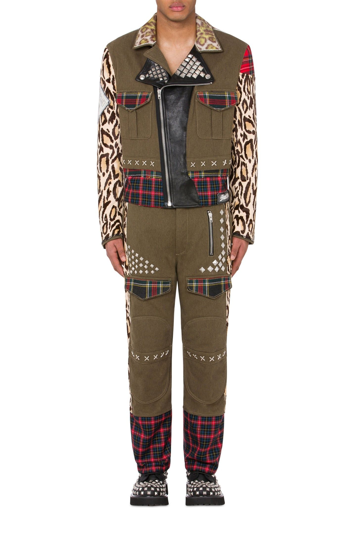 MILITARY PATCHWORK JACKET GREEN 1