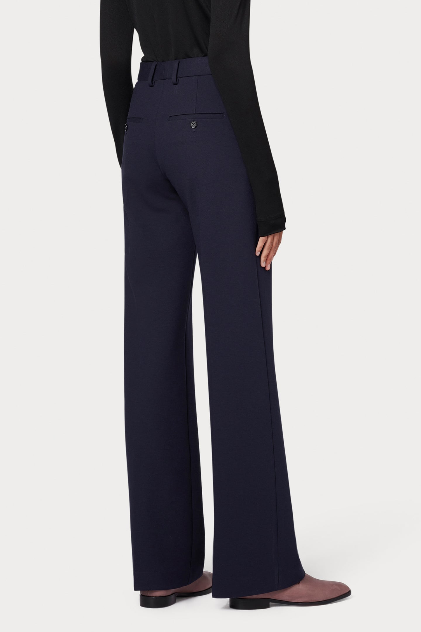 WOMENS TROUSERS VERY DARK NAVY 4