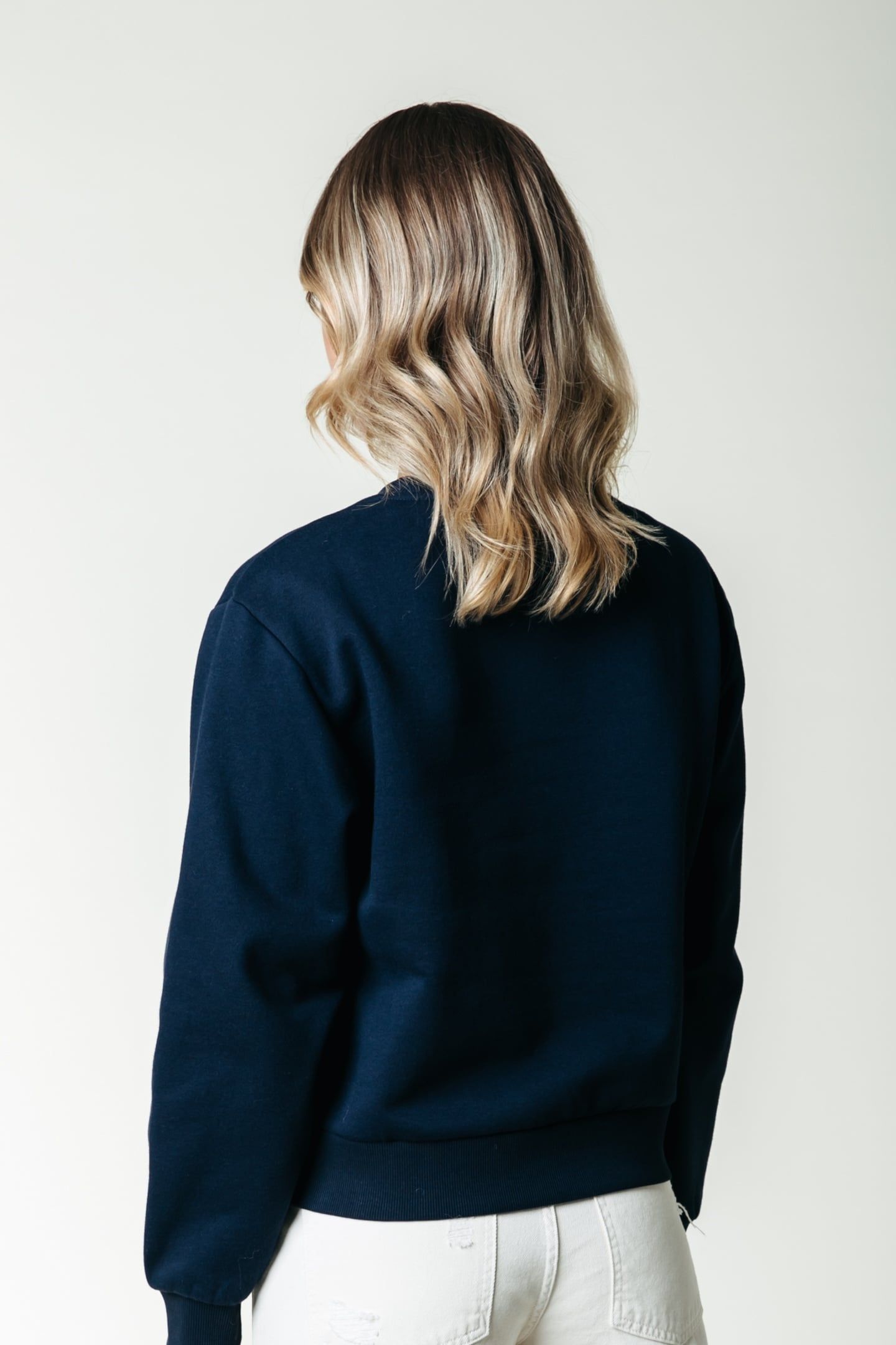 COLLEGE 1986 EMBRO RELAXED SWEAT NAVY 3