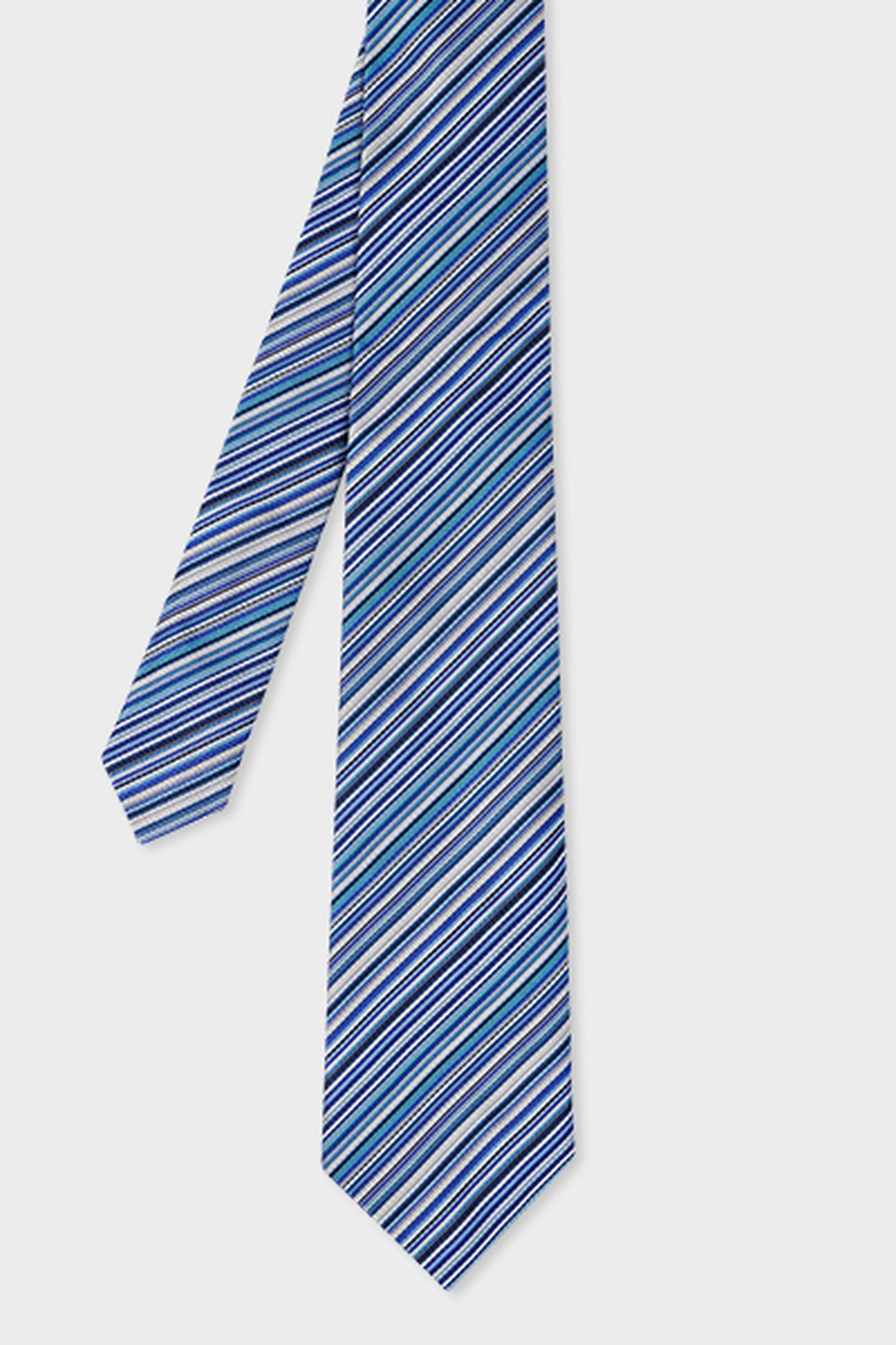 MEN TIE NEW SIG STRIPE NAVY 1