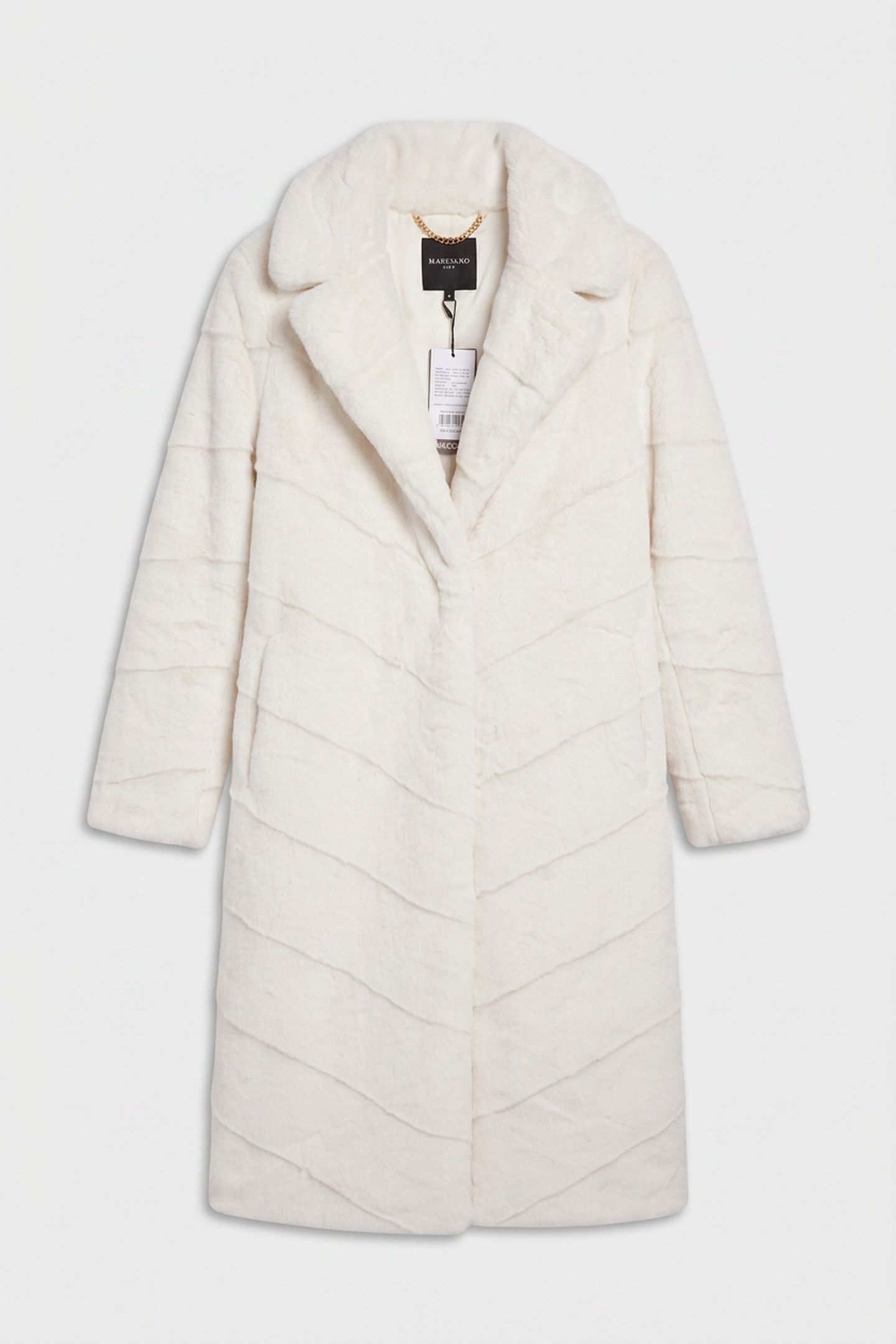 MAYA FAUX FUR LONG C MACADAMIA MULTI 3