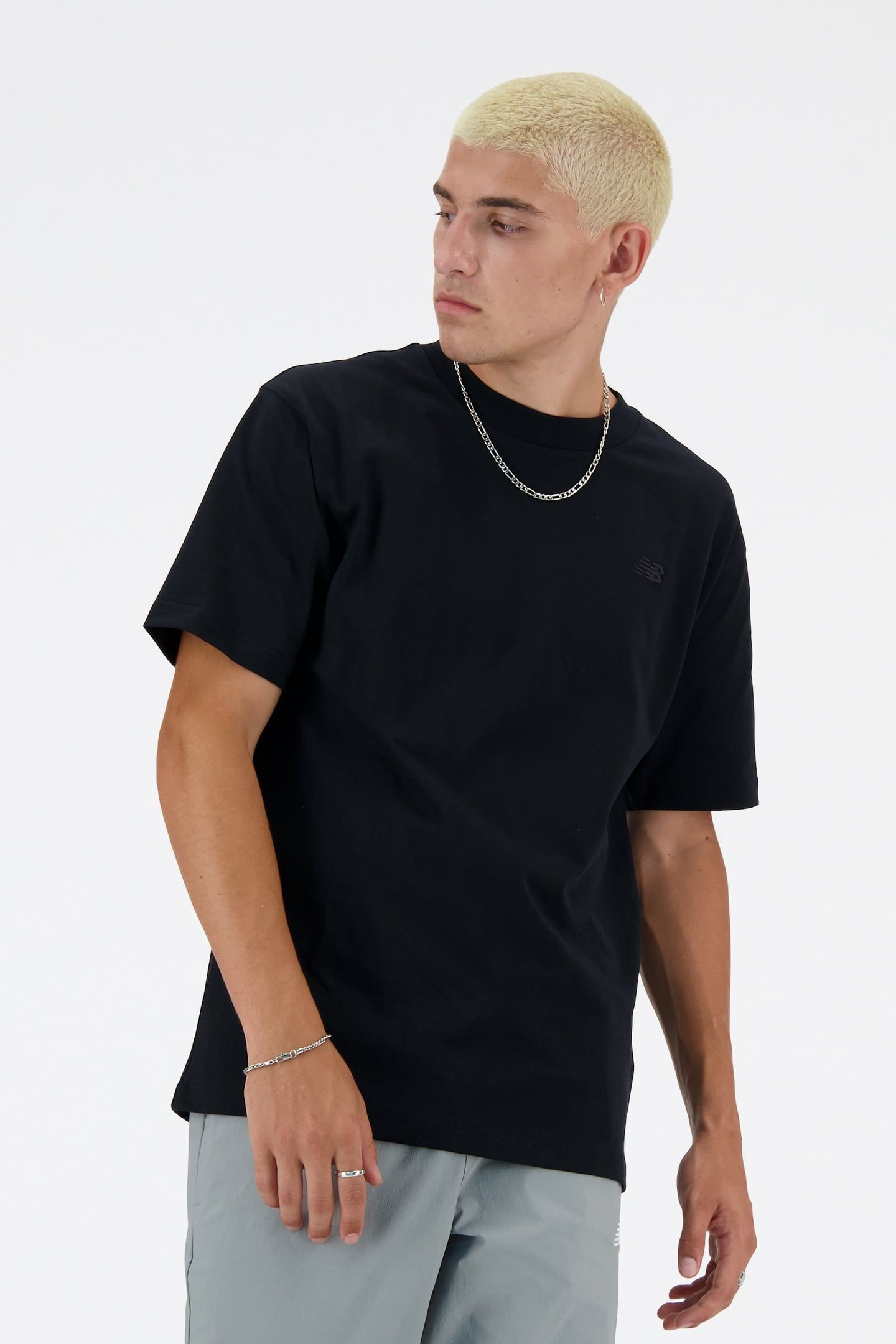 ATHLETICS COTTON T-SHIRT BLACK 4