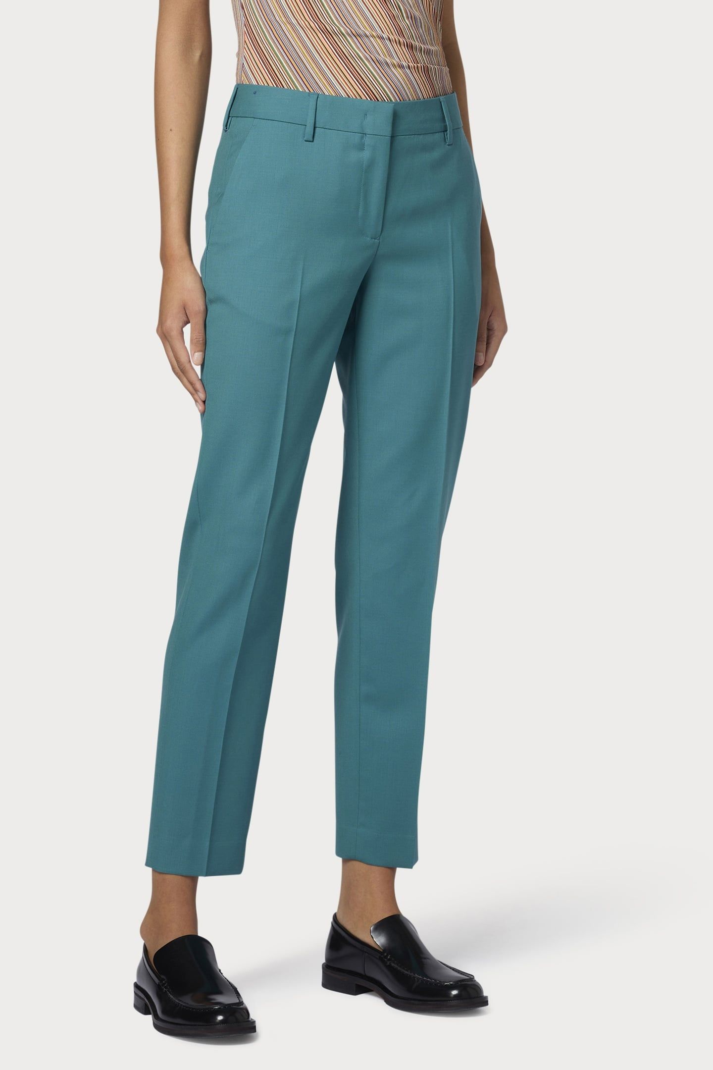 WOMENS TROUSERS BOTTLE GREEN 1