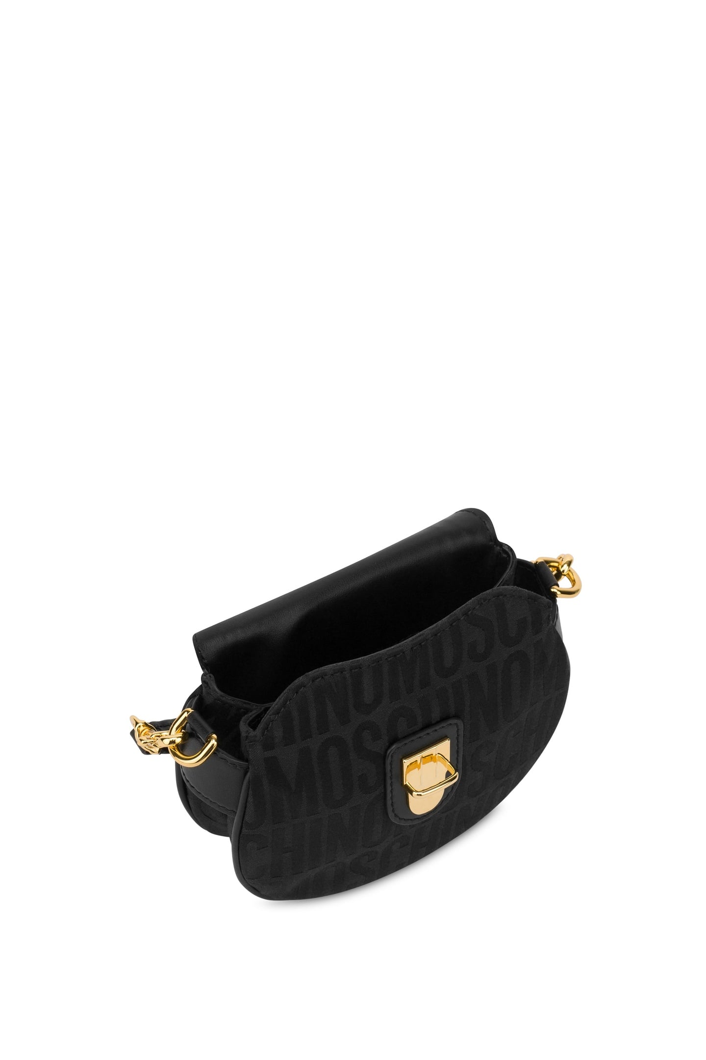 SMALL ALLOVER LOGO HANDBAG BLACK 3
